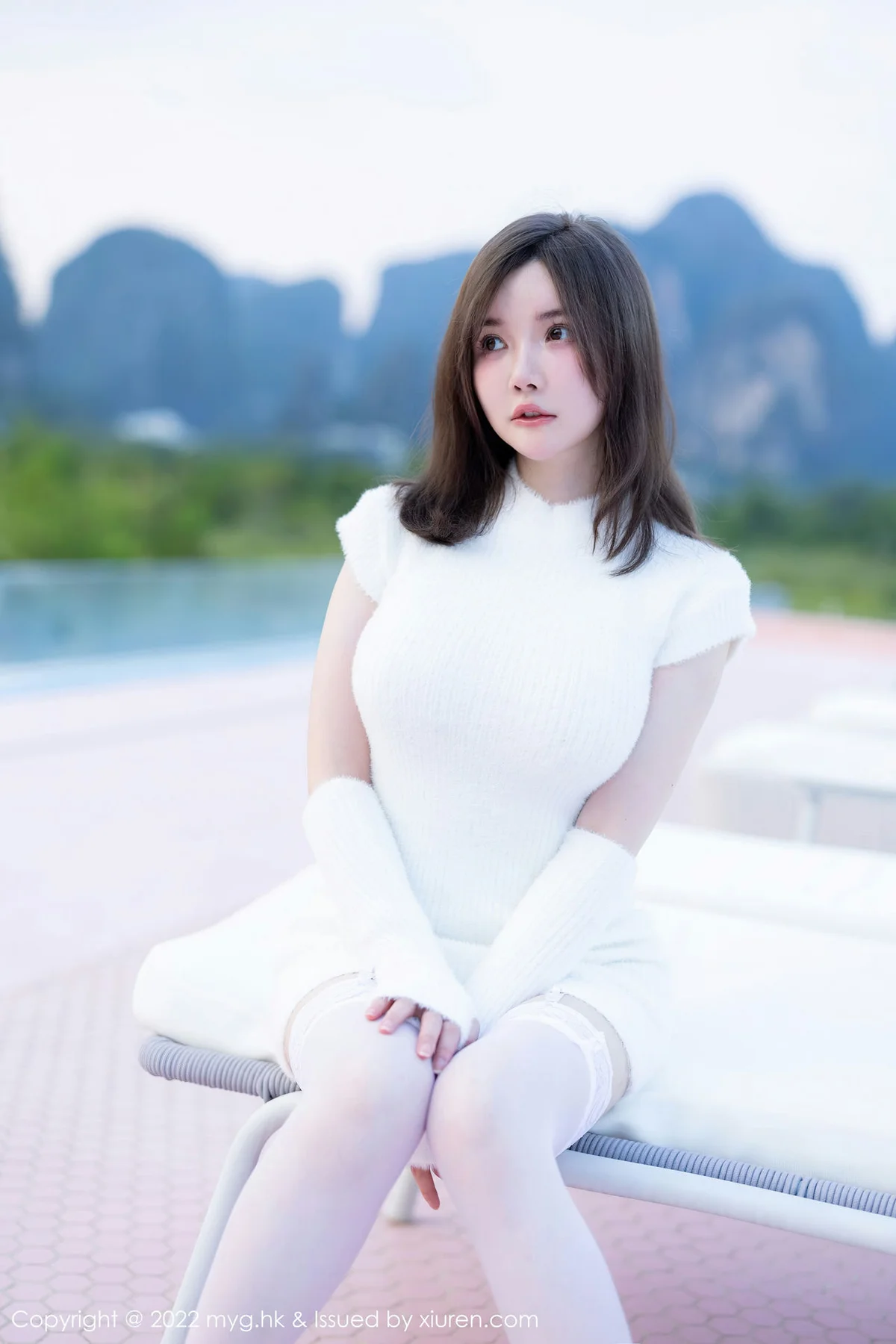 MyGirl 美媛馆 Vol.644  糯美子MINIbabe 童颜巨乳桂林心愿旅拍11 - 4