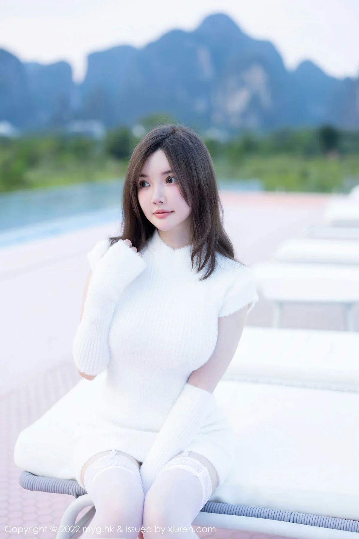 MyGirl 美媛馆 Vol.644  糯美子MINIbabe 童颜巨乳桂林心愿旅拍11 - 5