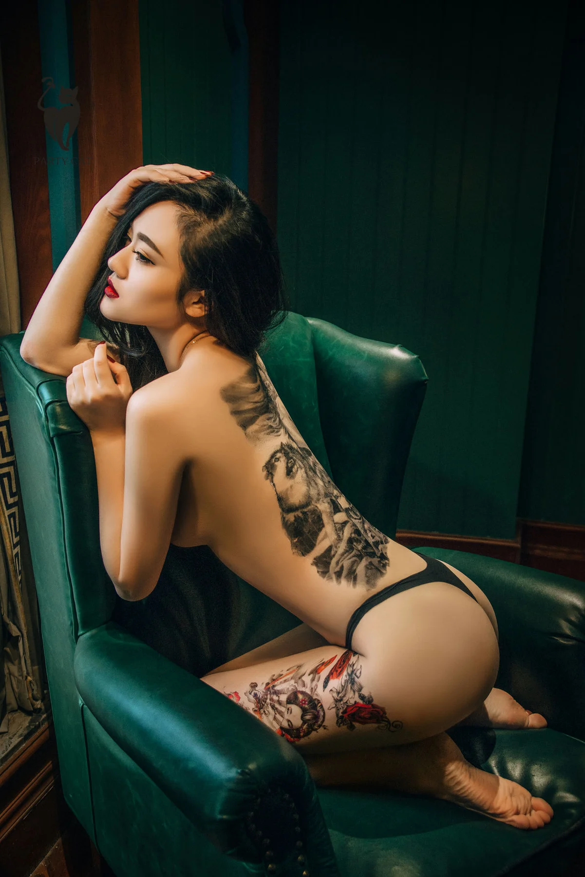 PartyCat 轰趴猫 No.048 Modo Cuern纹身美女 - 8