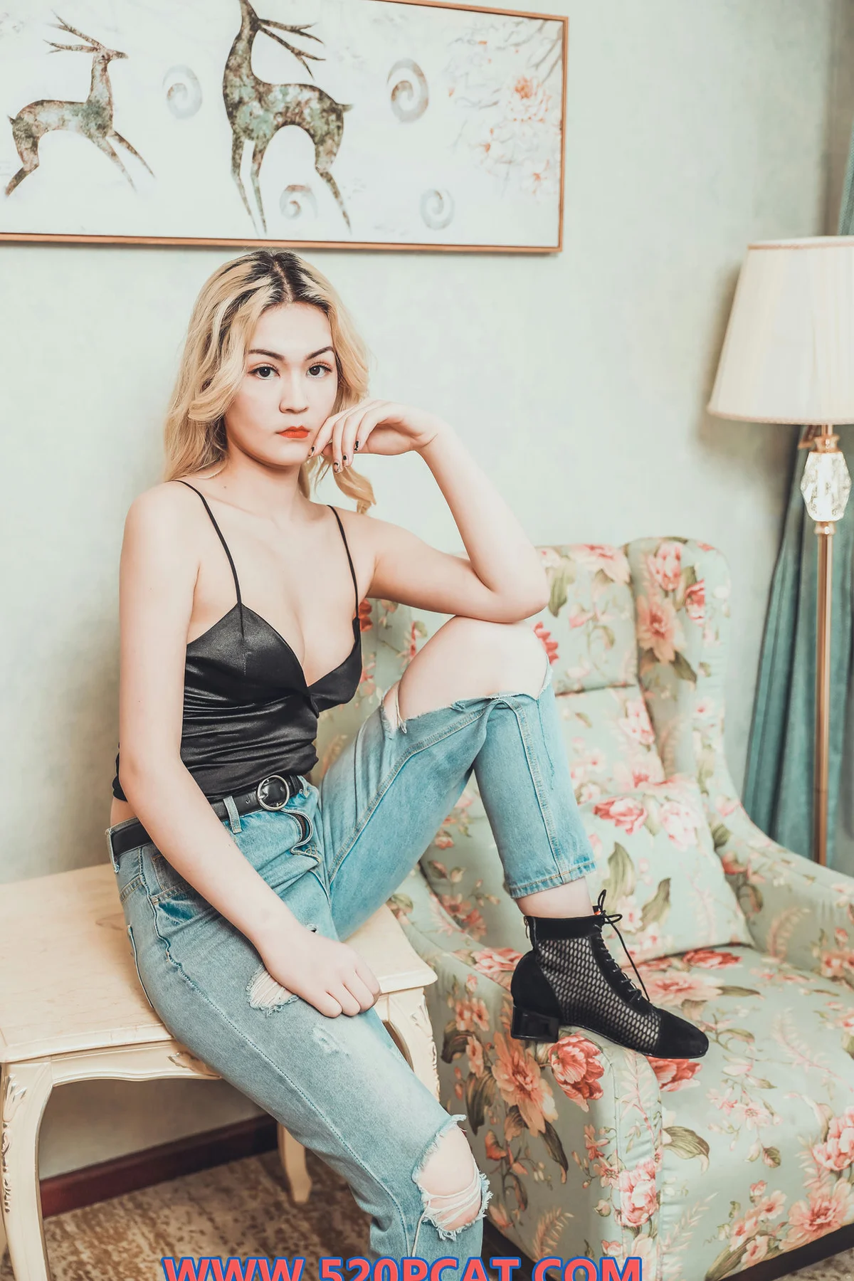 PartyCat 轰趴猫 No.144  Modo 个性黄发妹子 - 3