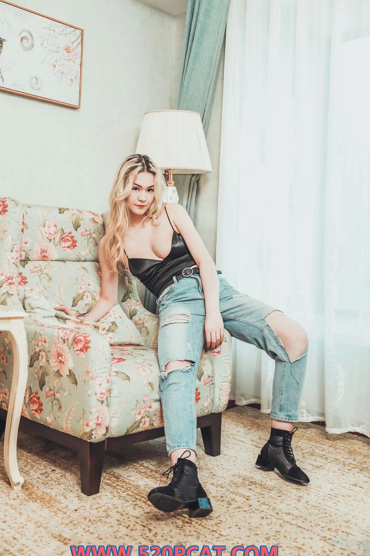 PartyCat 轰趴猫 No.144  Modo 个性黄发妹子 - 7