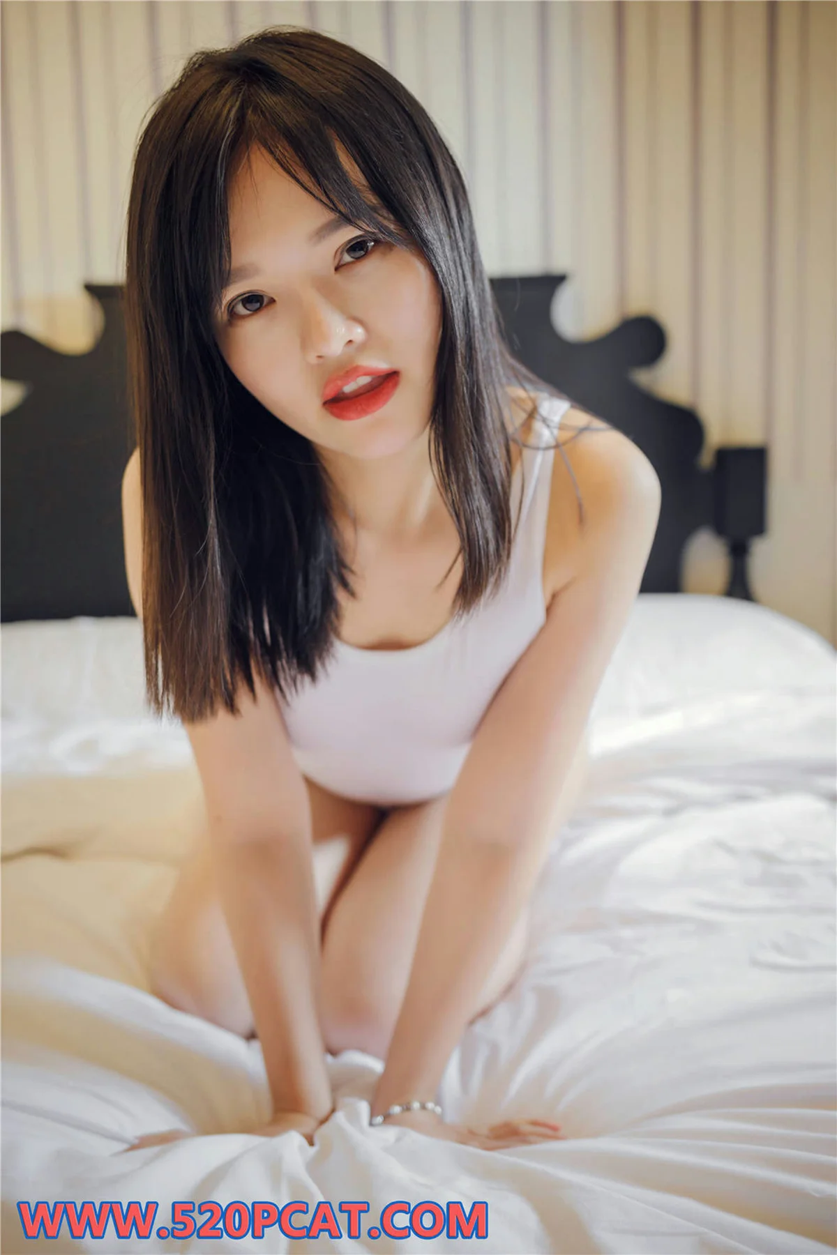 PartyCat 轰趴猫 No.191 Modo 红唇连体衣美女 - 10