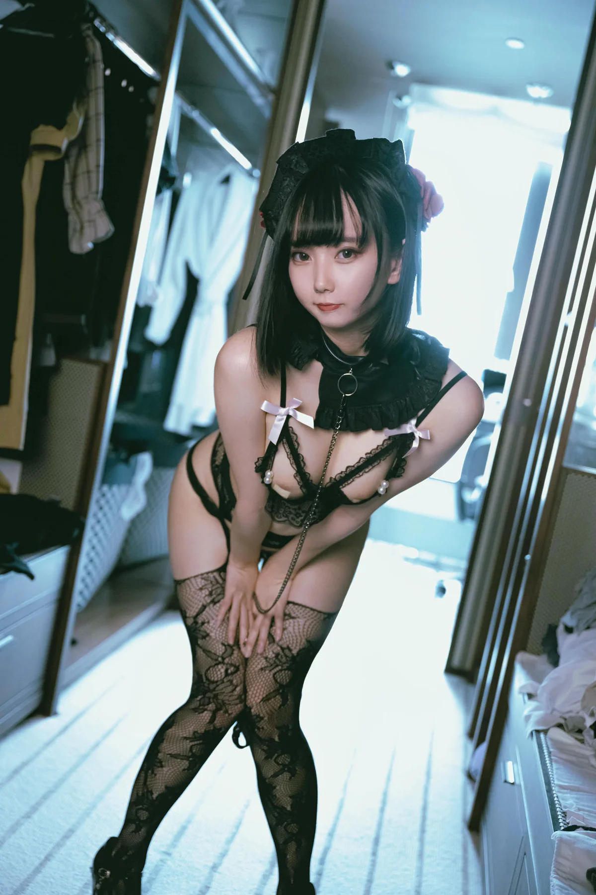 Patreon No.020  Azuki patreon少女黑丝乳贴 - 8