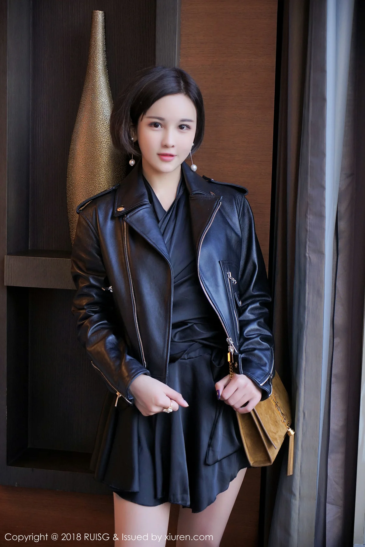 RUISG 瑞丝馆 Vol.037 Modo 米粒sweet 短发美女清纯 - 1