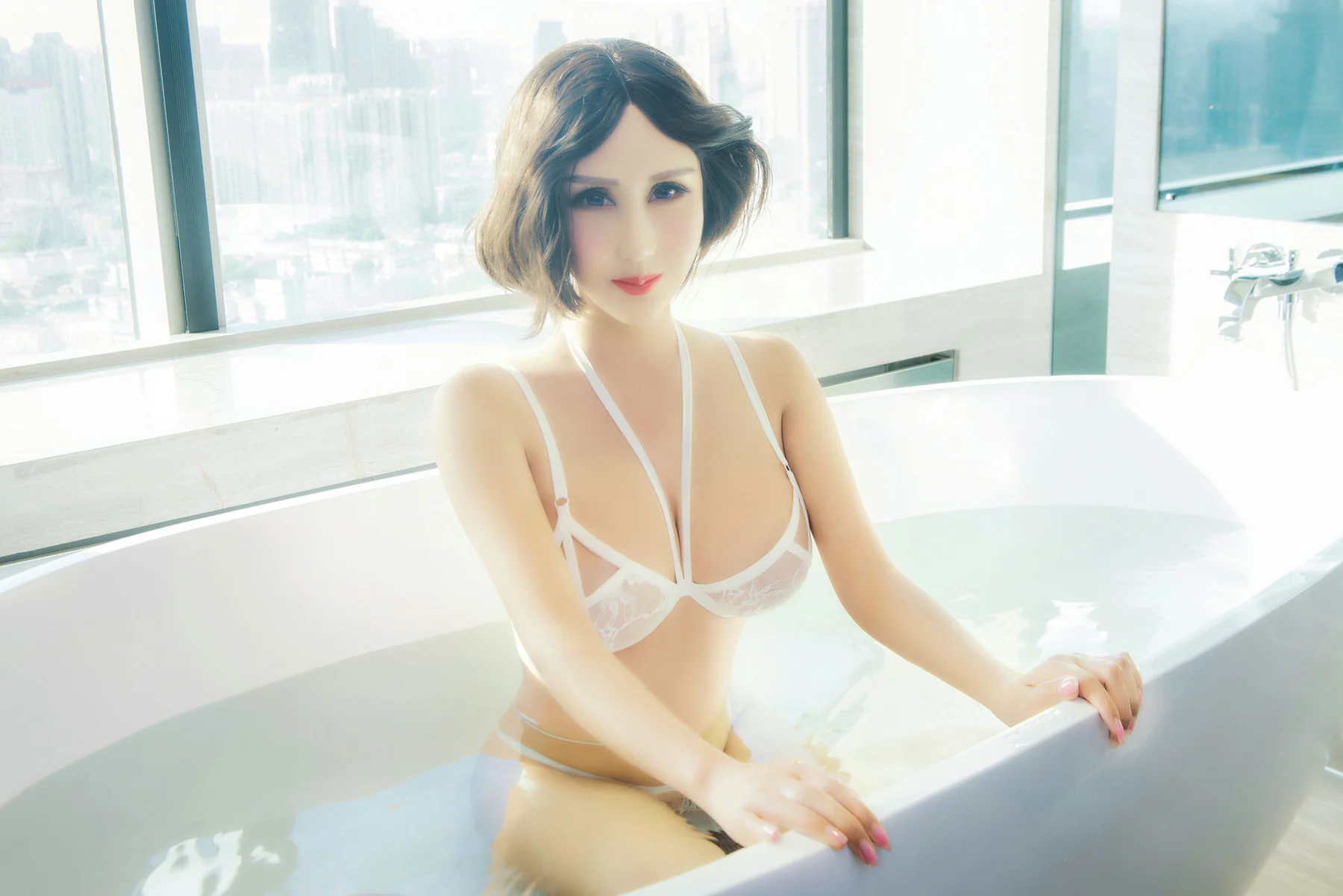 SLADY 猎女神 Vol.013 Modo 娜依灵儿 湿身美乳短发美女 - 3