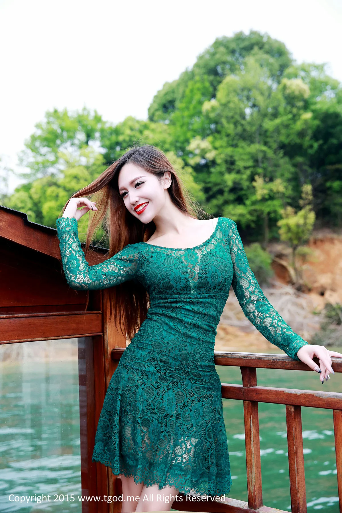 TGOD推女神 女神驾到 九江花源谷 青春女神鲁思羽 夏静 - 2