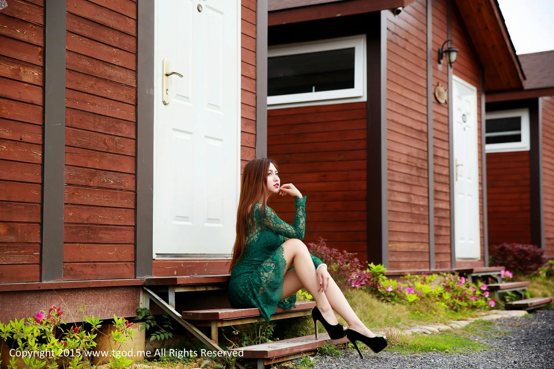 TGOD推女神 女神驾到 九江花源谷 青春女神鲁思羽 夏静 - 9