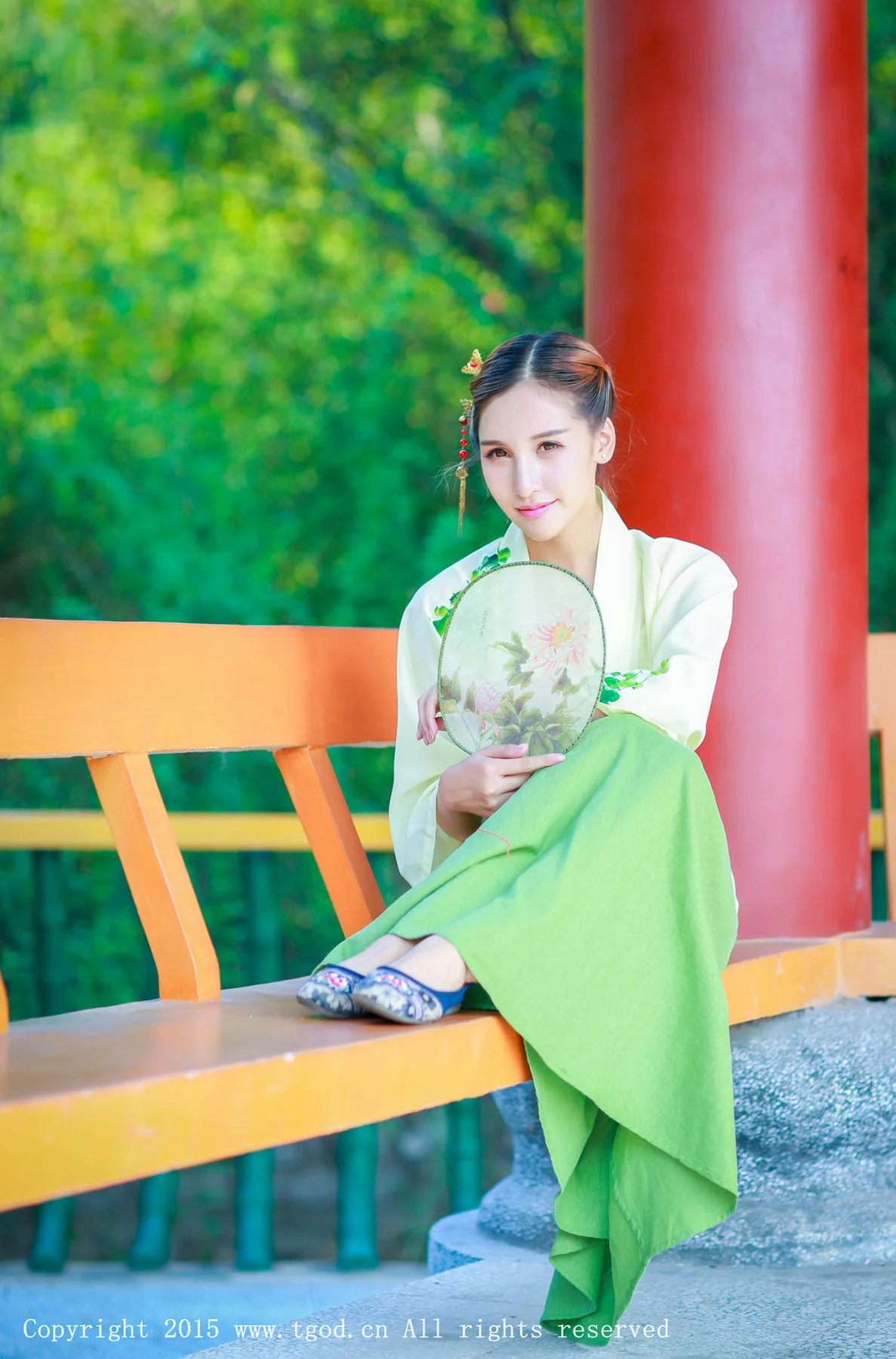 TGOD推女神 艾西汉服套图 - 8