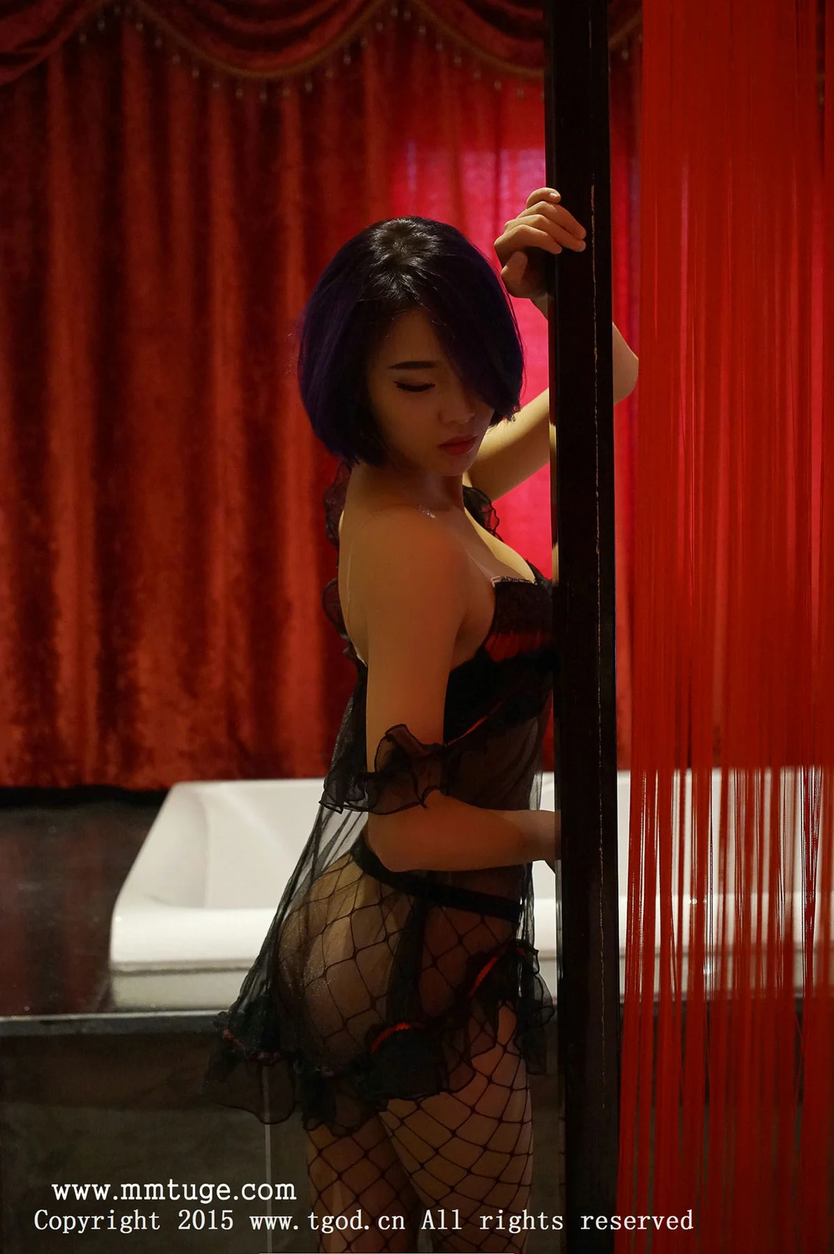 TGOD推女神 CyberJelly霜爷 肚兜情趣 - 2