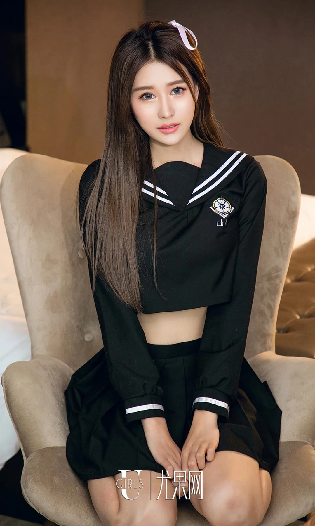 UGirls 爱尤物 No.1310 欣怡 学生制服俏皮美女 - 7