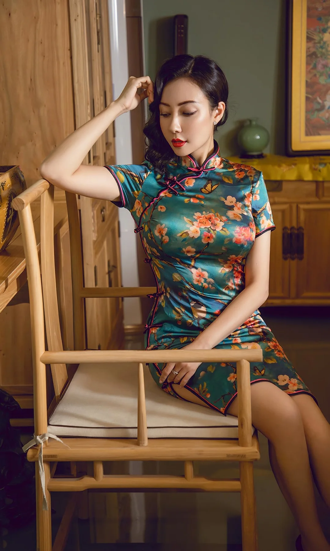 UGirls 爱尤物 No.1603 果儿victoria 风韵旗袍 - 9