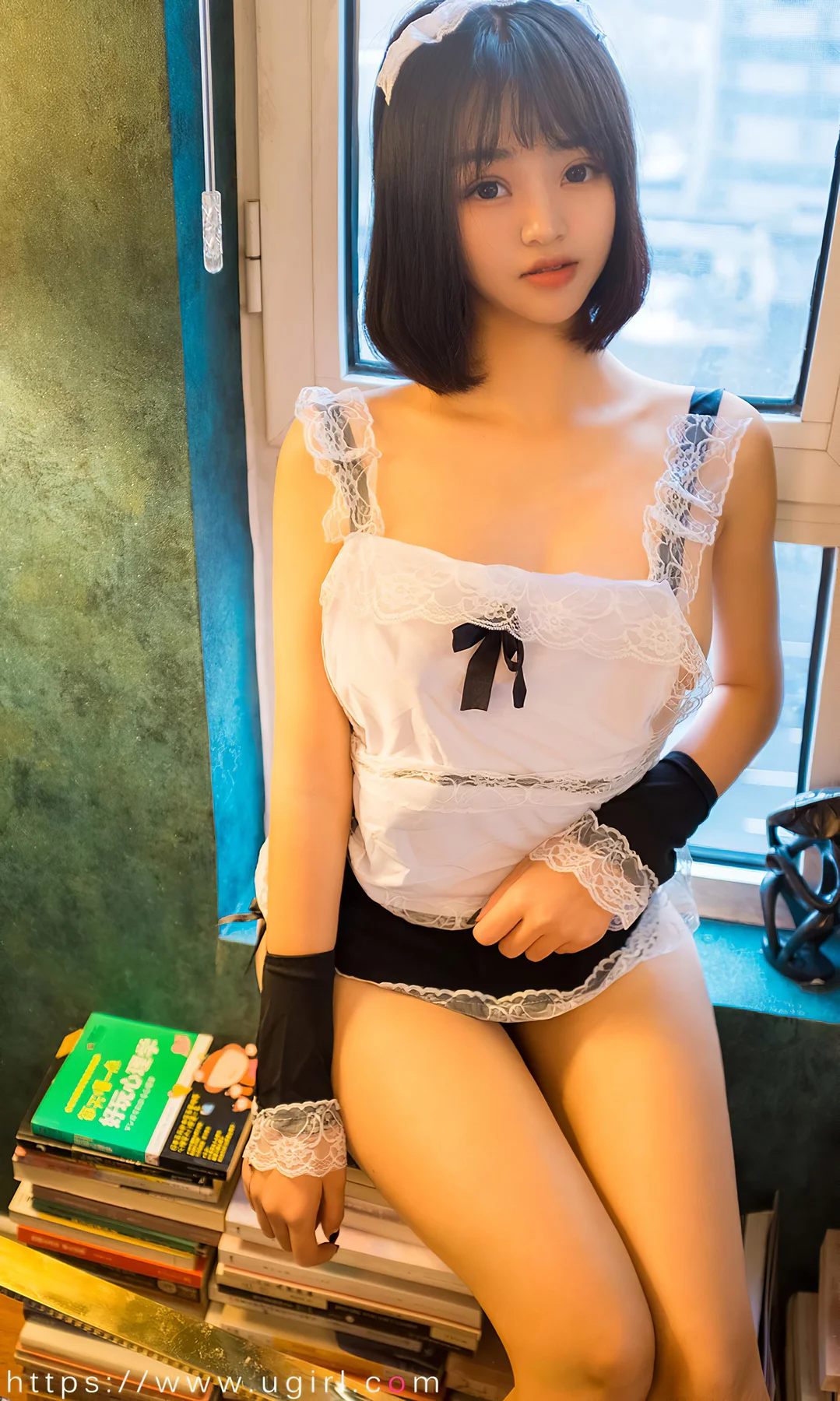 UGirls 爱尤物 No.1706  橘子 清新小女孩短发美女 - 5