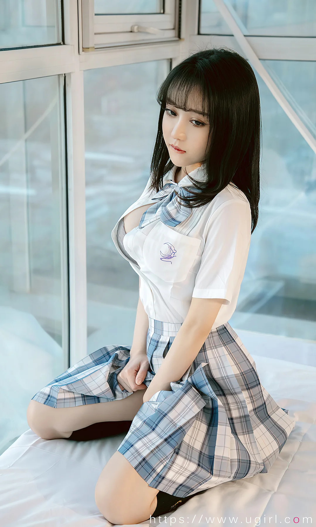 UGirls 爱尤物 No.1983 白亦 我怀念的 校服jk制服 - 5