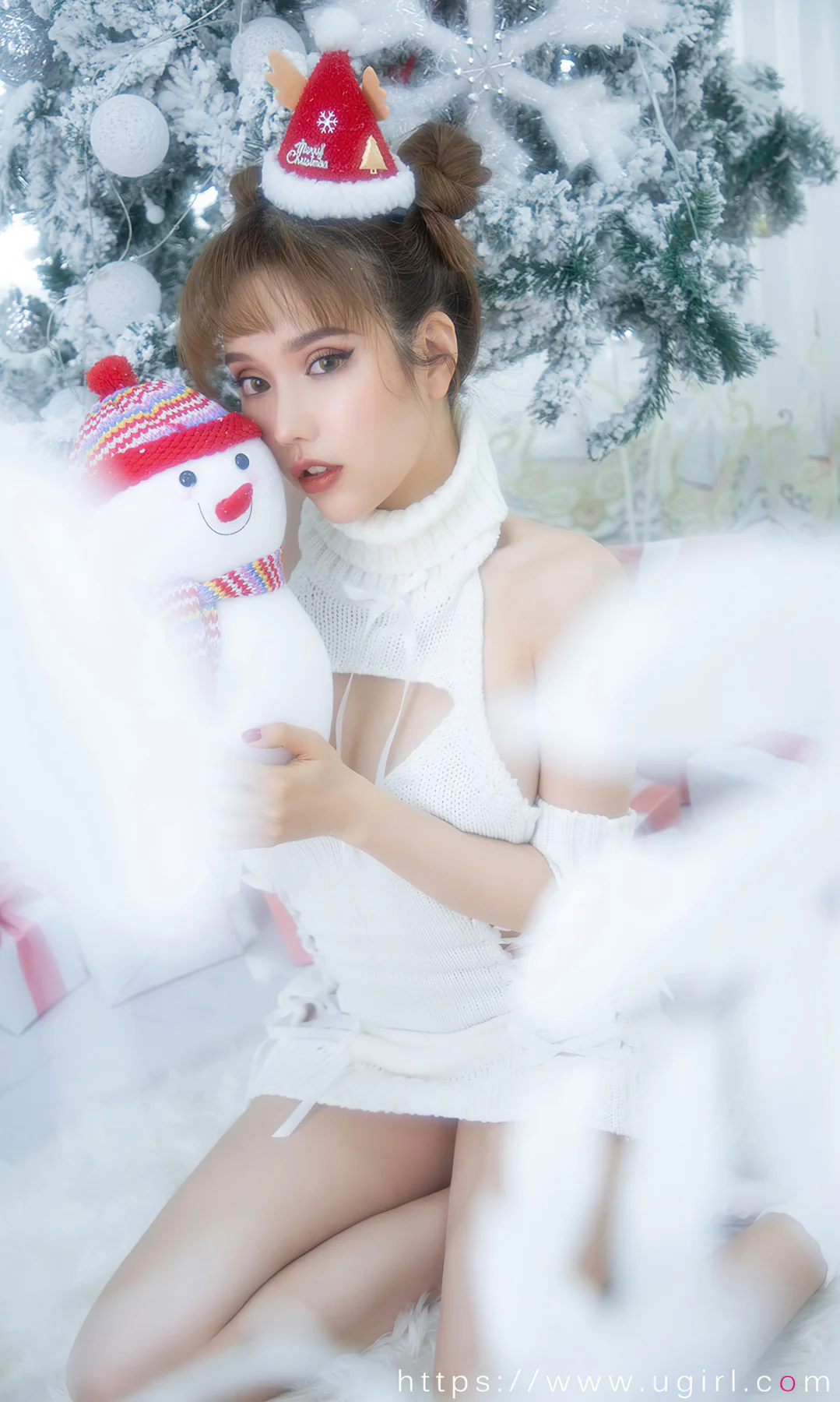 UGirls 爱尤物 No.1986 妮小妖 白色性感 - 1