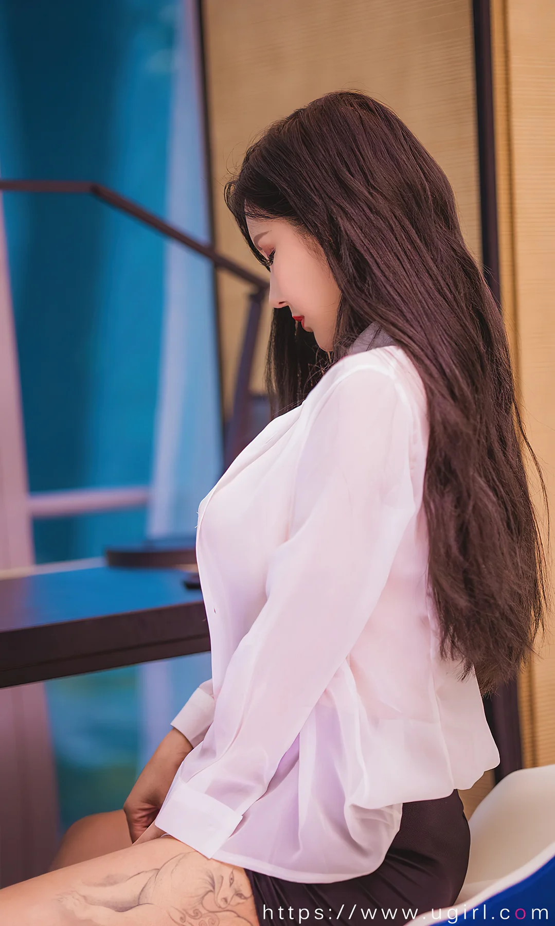 UGirls 爱尤物 No.2299 娜依灵儿 制服密匙 - 9