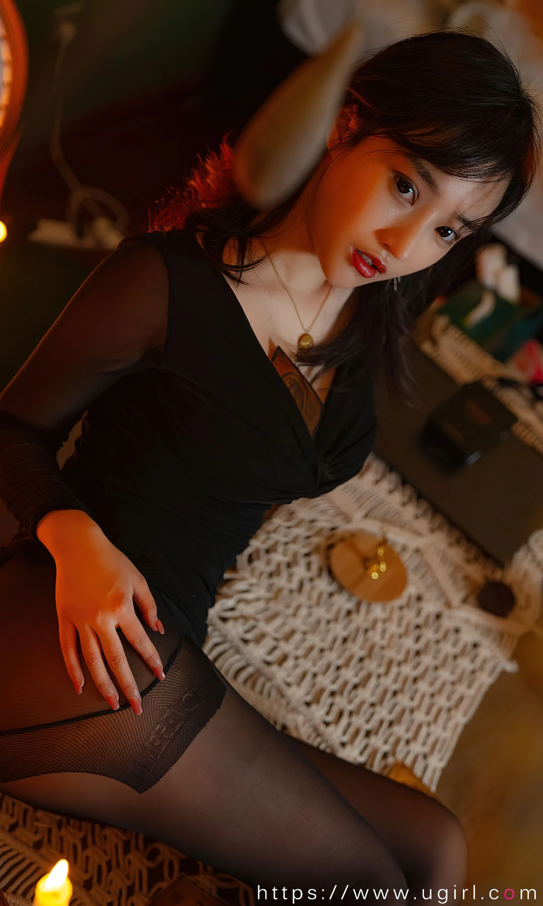 UGirls 爱尤物 No.2358 西门小玉 黑丝游戏 - 4