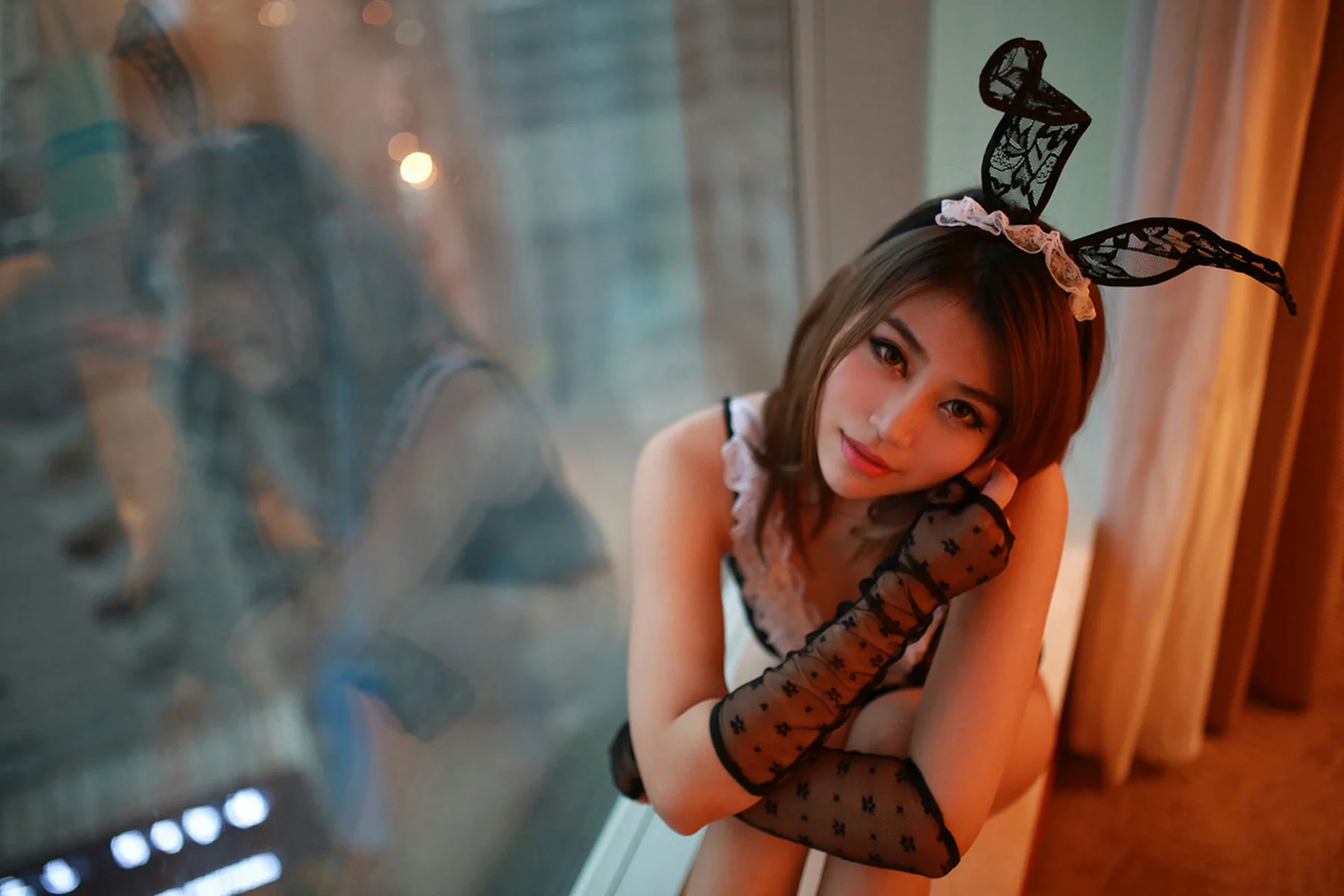 MyGirl美媛馆 No.025 许诺 黑丝美腿 - 9