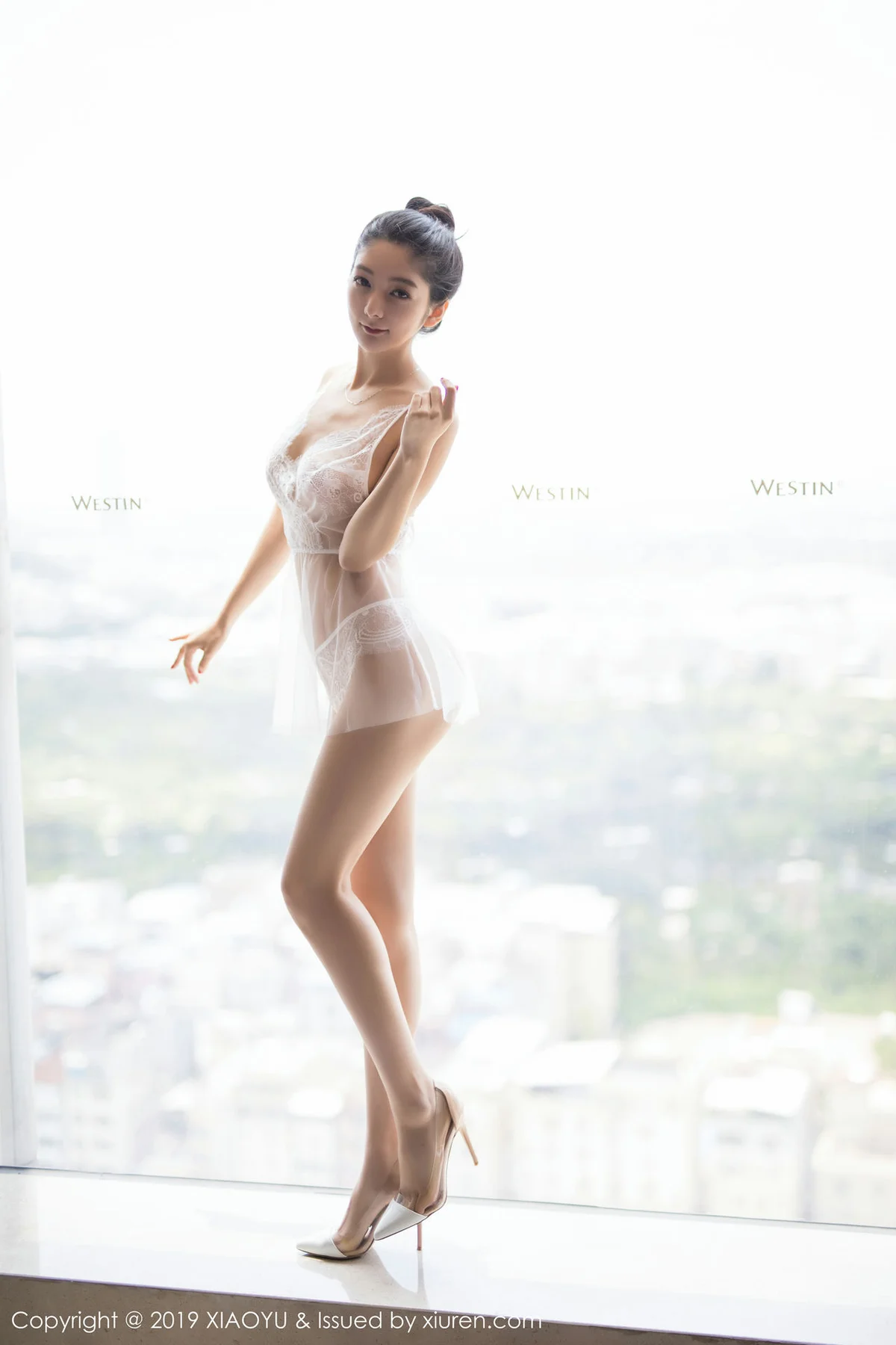 XIAOYU  语画界 Vol.034 Angela喜欢猫 旗袍与黑丝 - 2