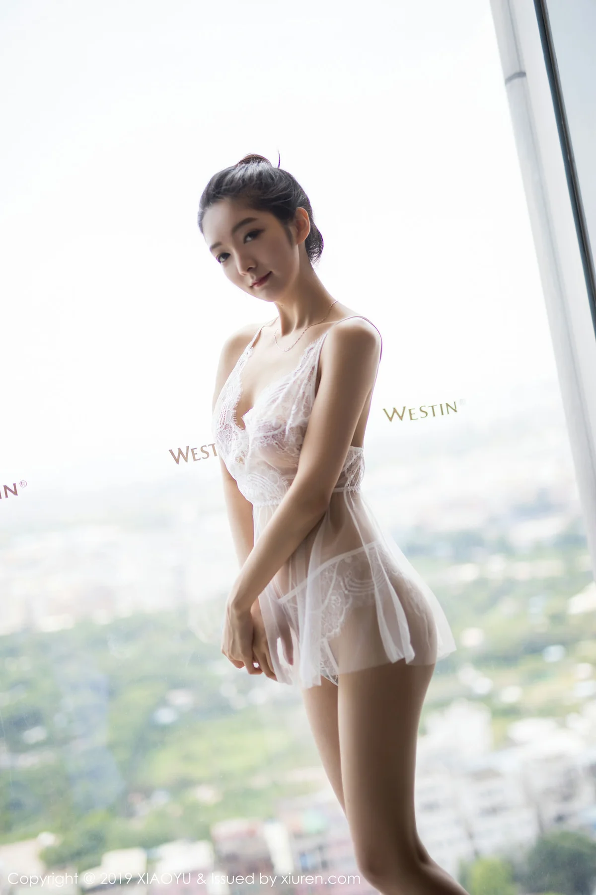 XIAOYU  语画界 Vol.034 Angela喜欢猫 旗袍与黑丝 - 8