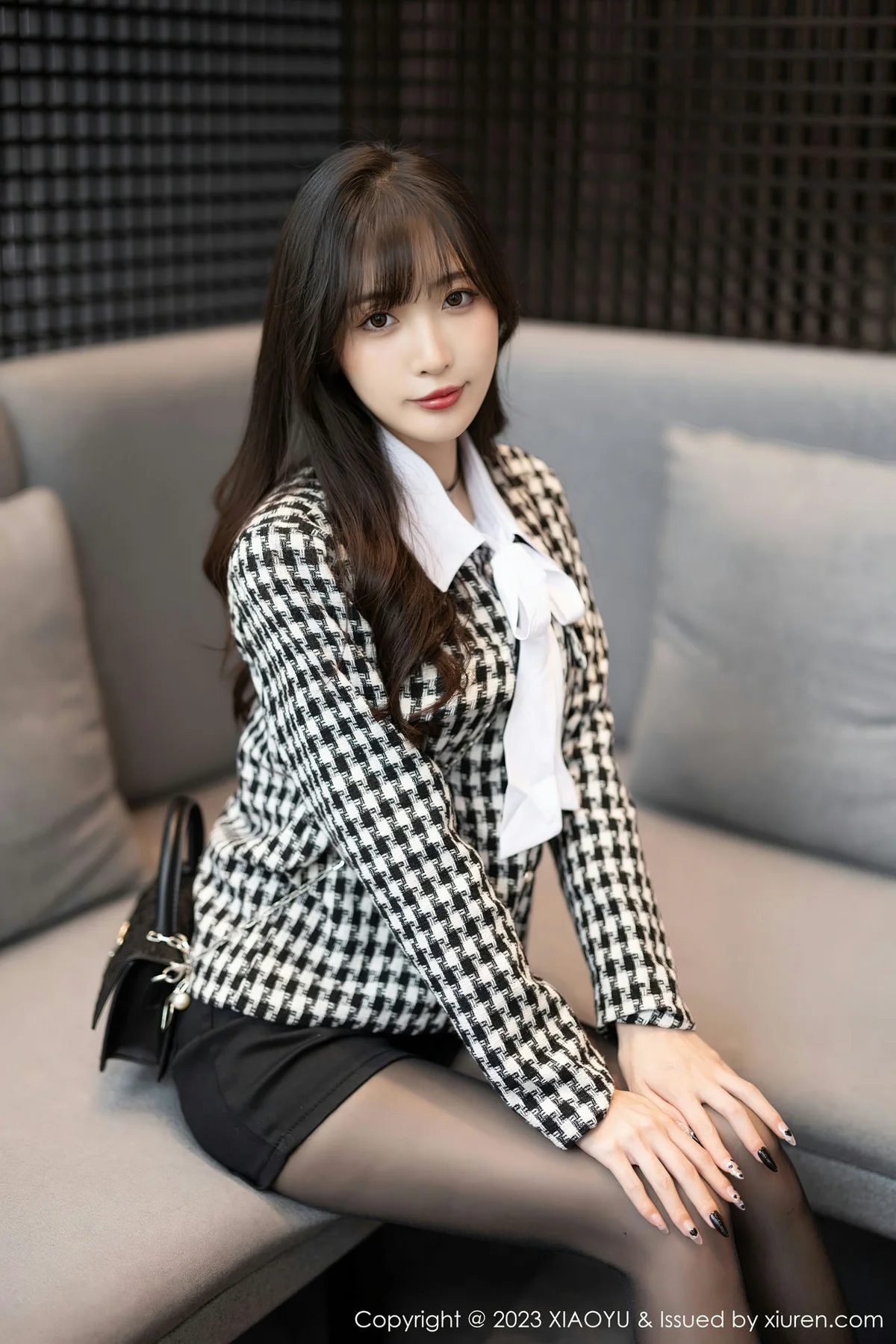 XIAOYU  语画界 Vol.1020  林星阑 酥胸黑丝美腿 - 6