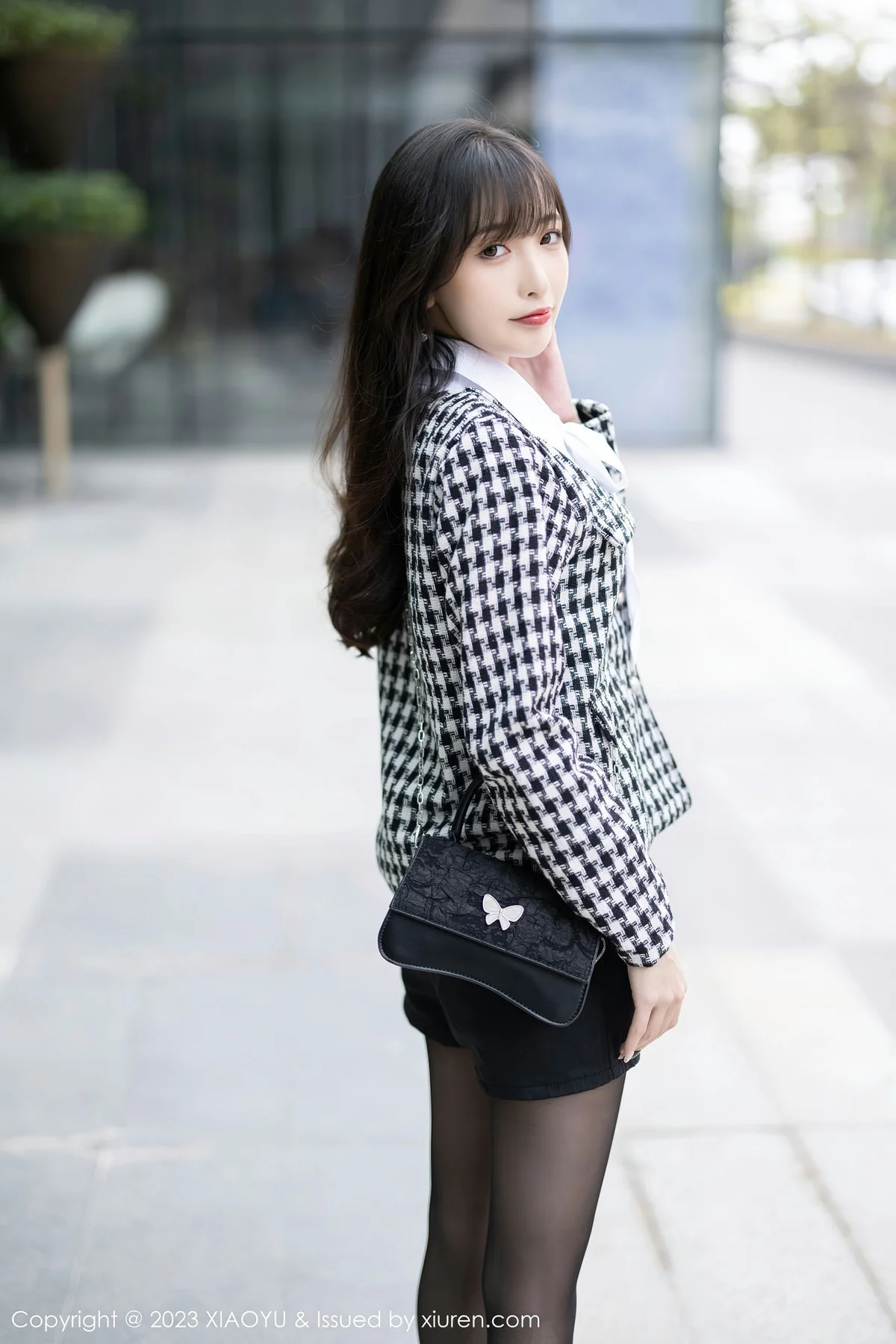 XIAOYU  语画界 Vol.1020  林星阑 酥胸黑丝美腿 - 6