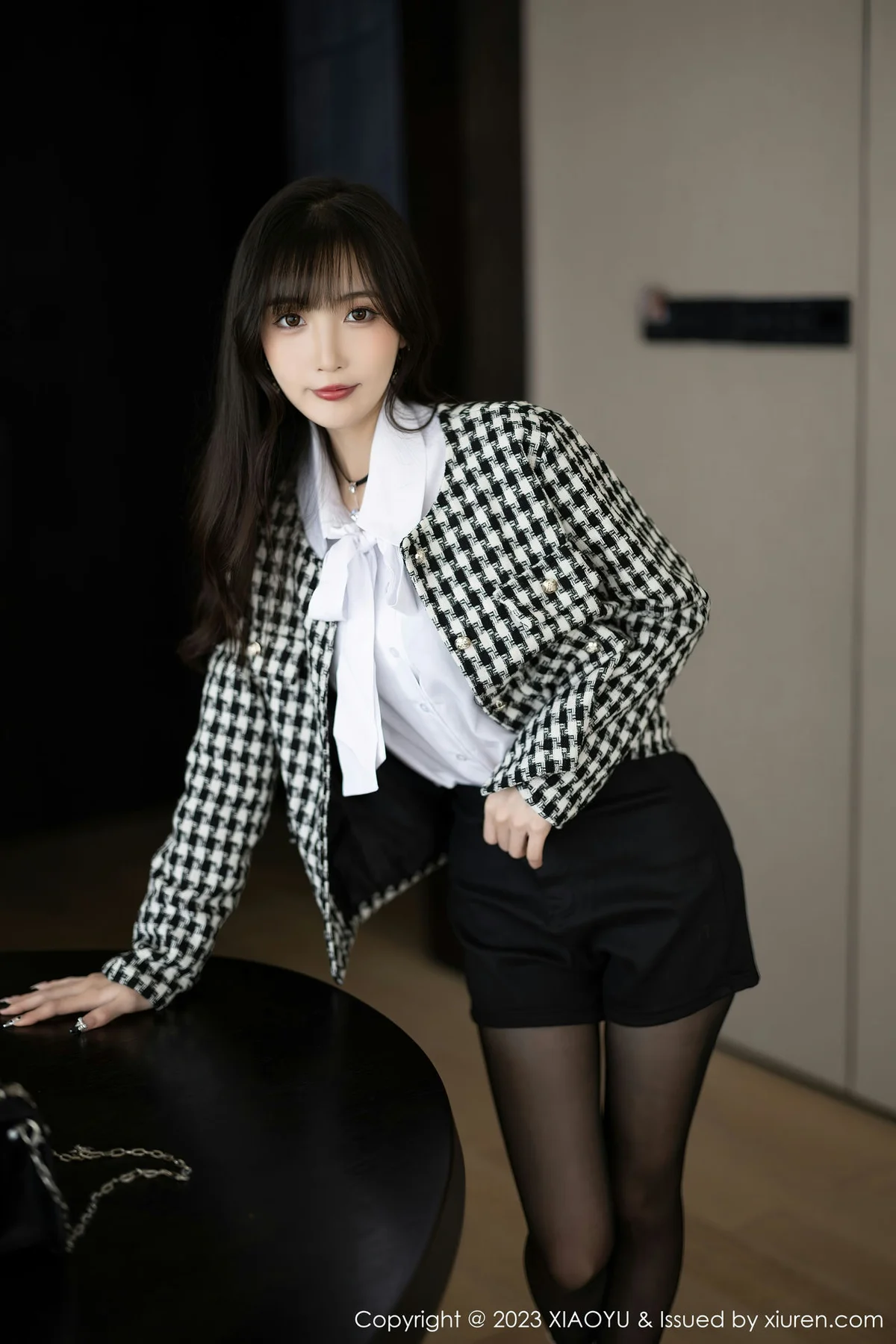 XIAOYU  语画界 Vol.1020  林星阑 酥胸黑丝美腿 - 7