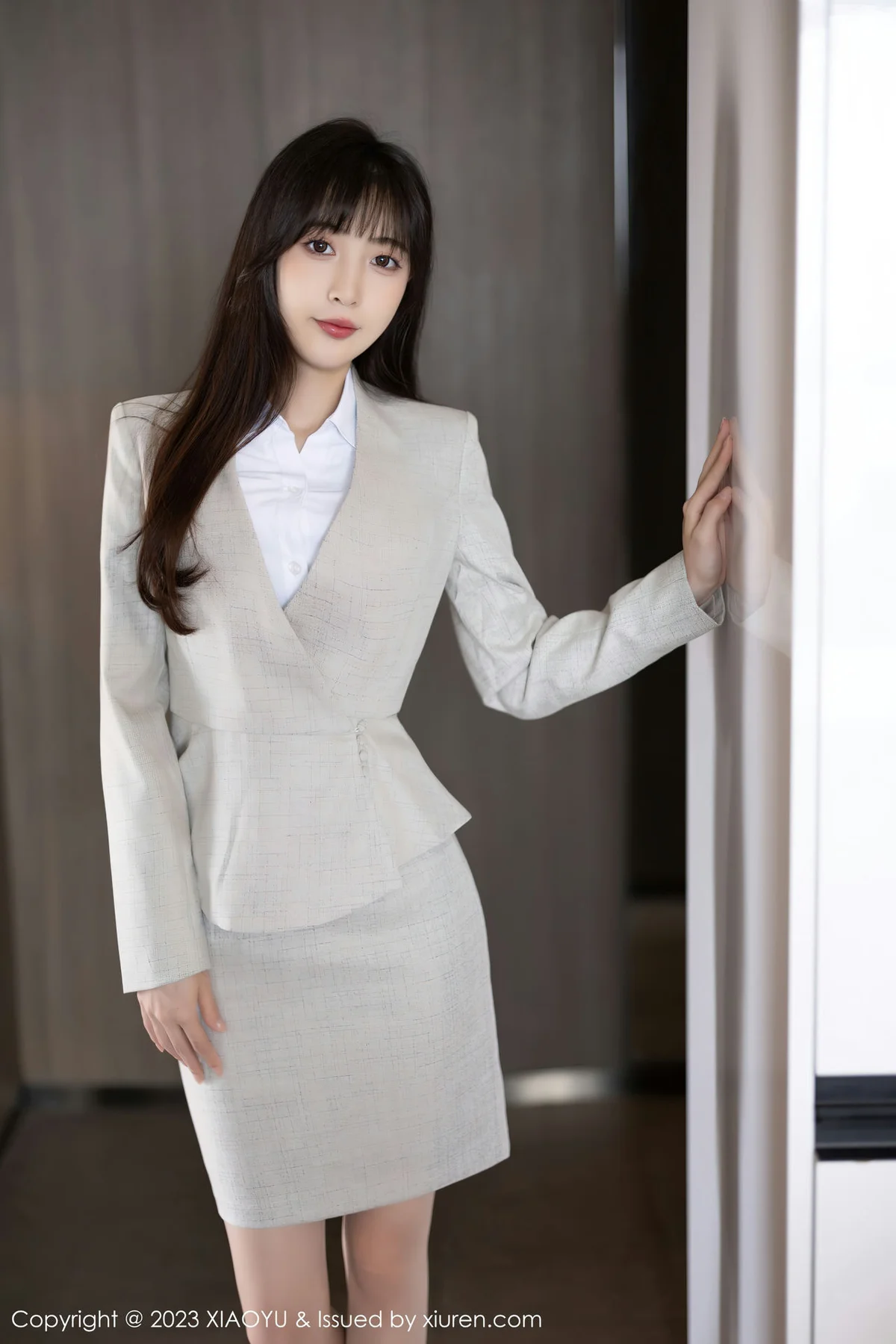 XIAOYU  语画界 Vol.1034  林星阑 浅色职业装性感写真22 - 2