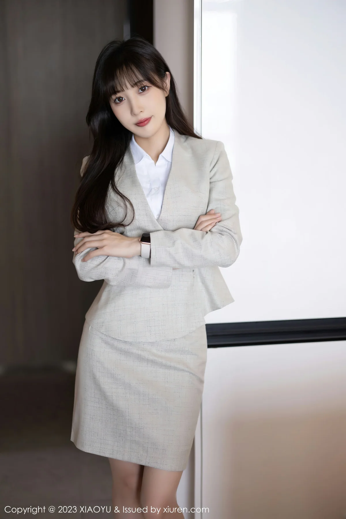 XIAOYU  语画界 Vol.1034  林星阑 浅色职业装性感写真22 - 4