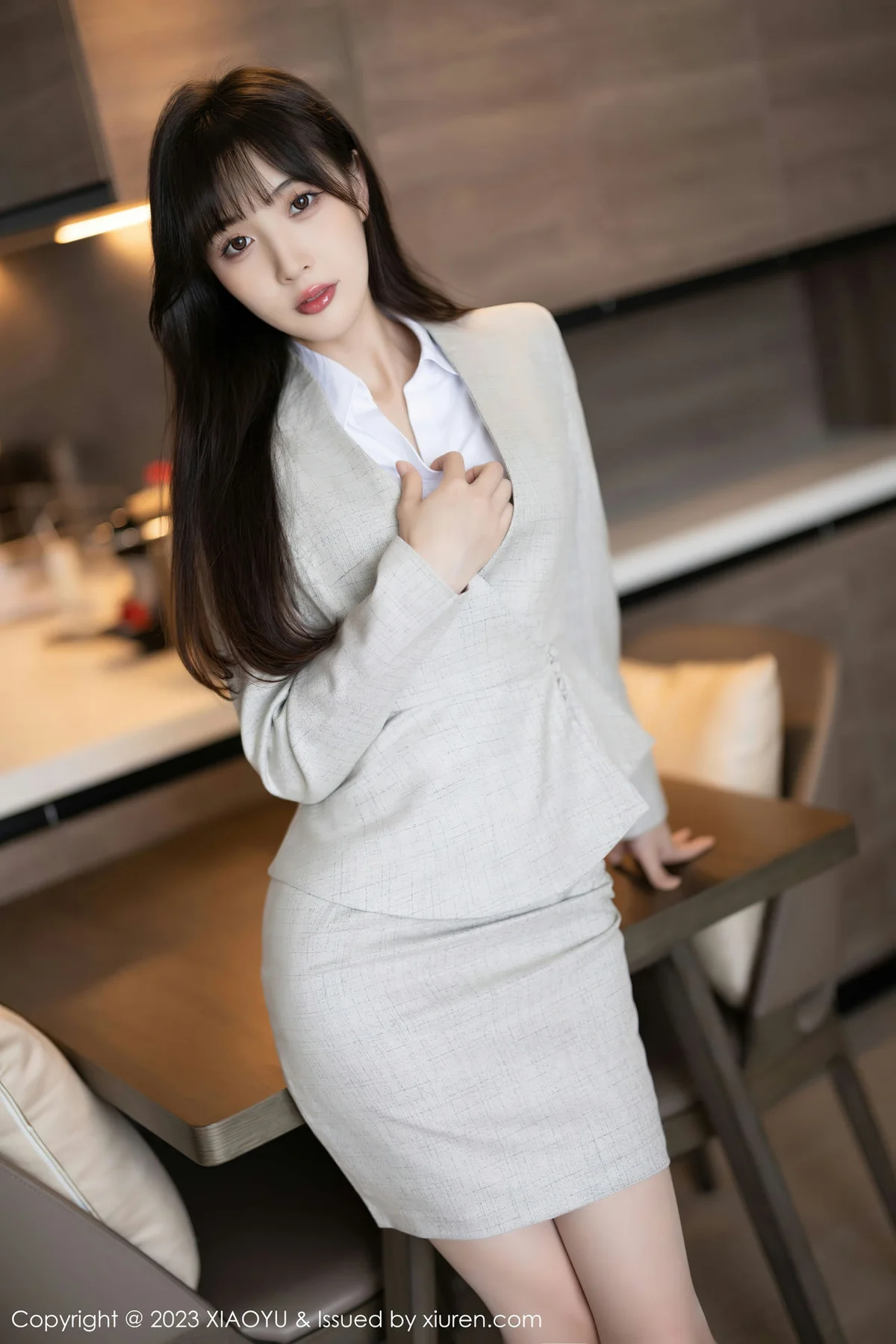 XIAOYU  语画界 Vol.1034  林星阑 浅色职业装性感写真22 - 6