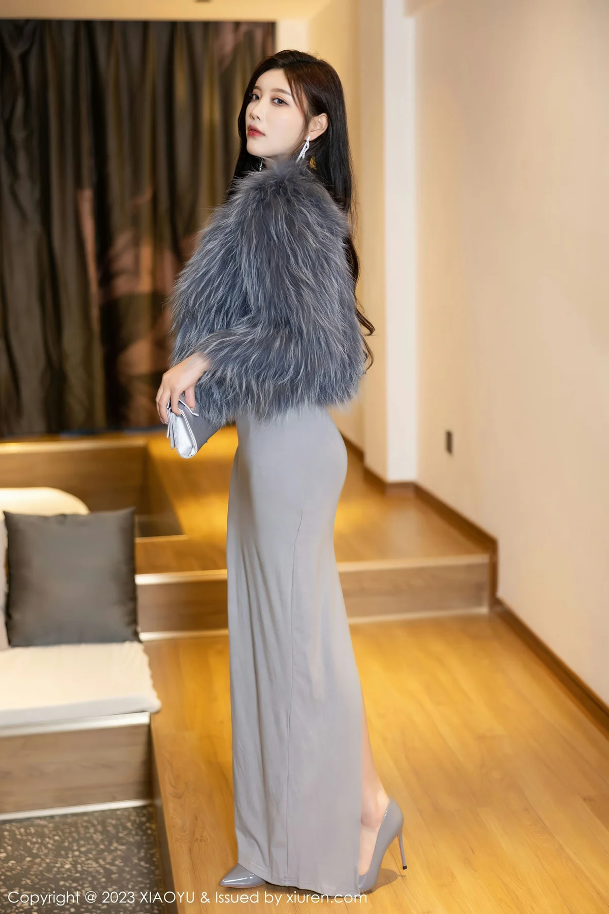 XIAOYU  语画界 Vol.1051  杨晨晨Yome 灰色镂空连衣贵州旅拍1 - 2