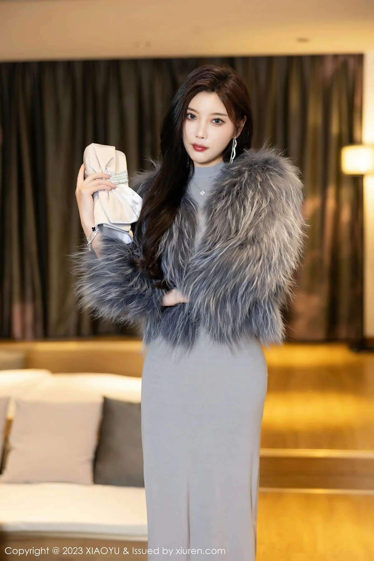 XIAOYU  语画界 Vol.1051  杨晨晨Yome 灰色镂空连衣贵州旅拍1 - 3