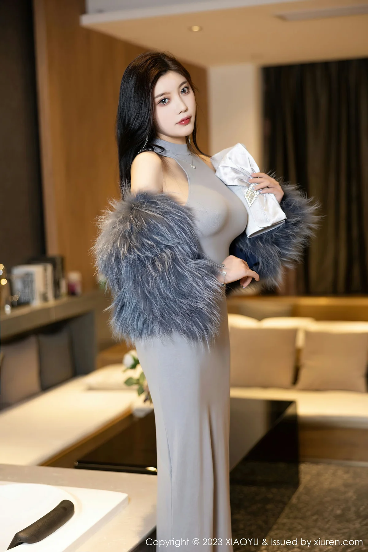 XIAOYU  语画界 Vol.1051  杨晨晨Yome 灰色镂空连衣贵州旅拍1 - 10