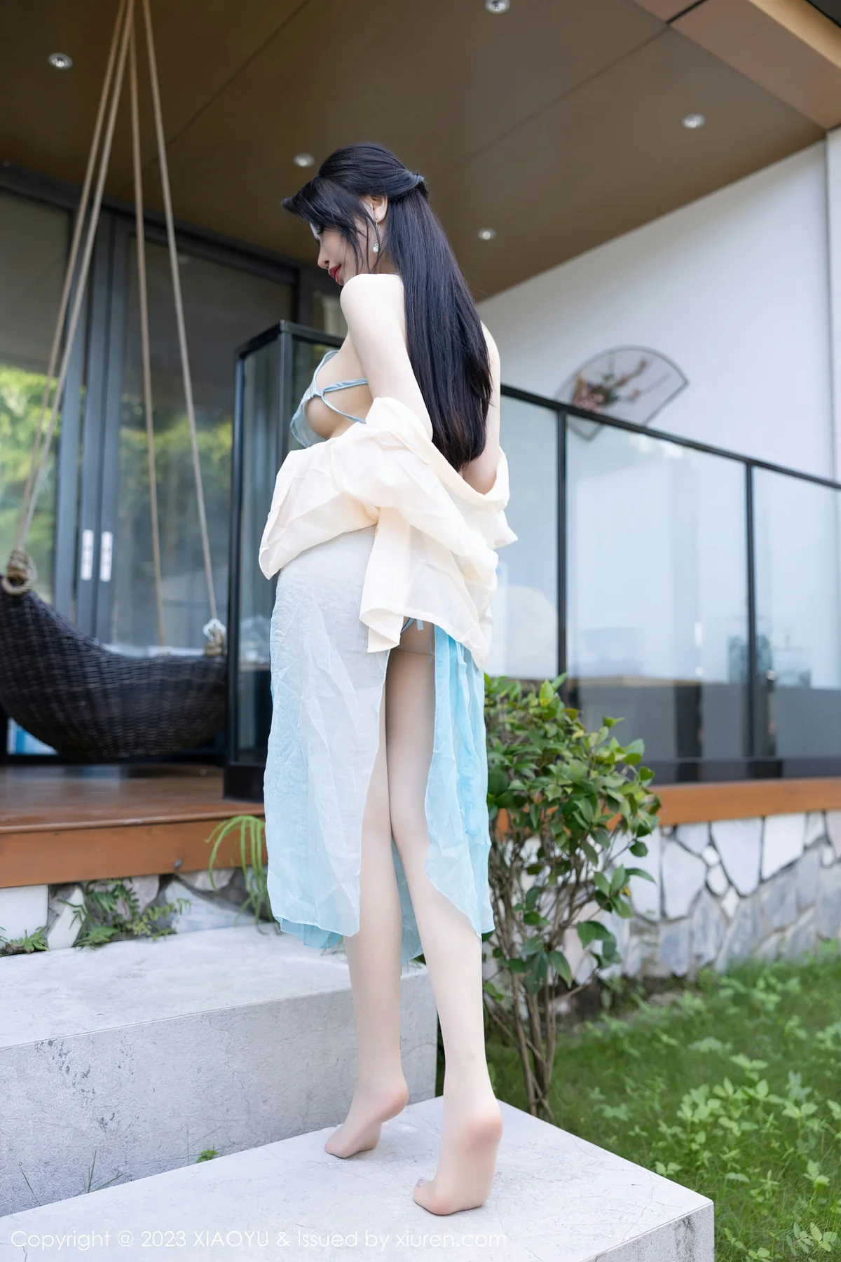 XIAOYU  语画界 Vol.1057  Cherry樱桃酱 淡蓝色古装杭州旅拍3 - 7