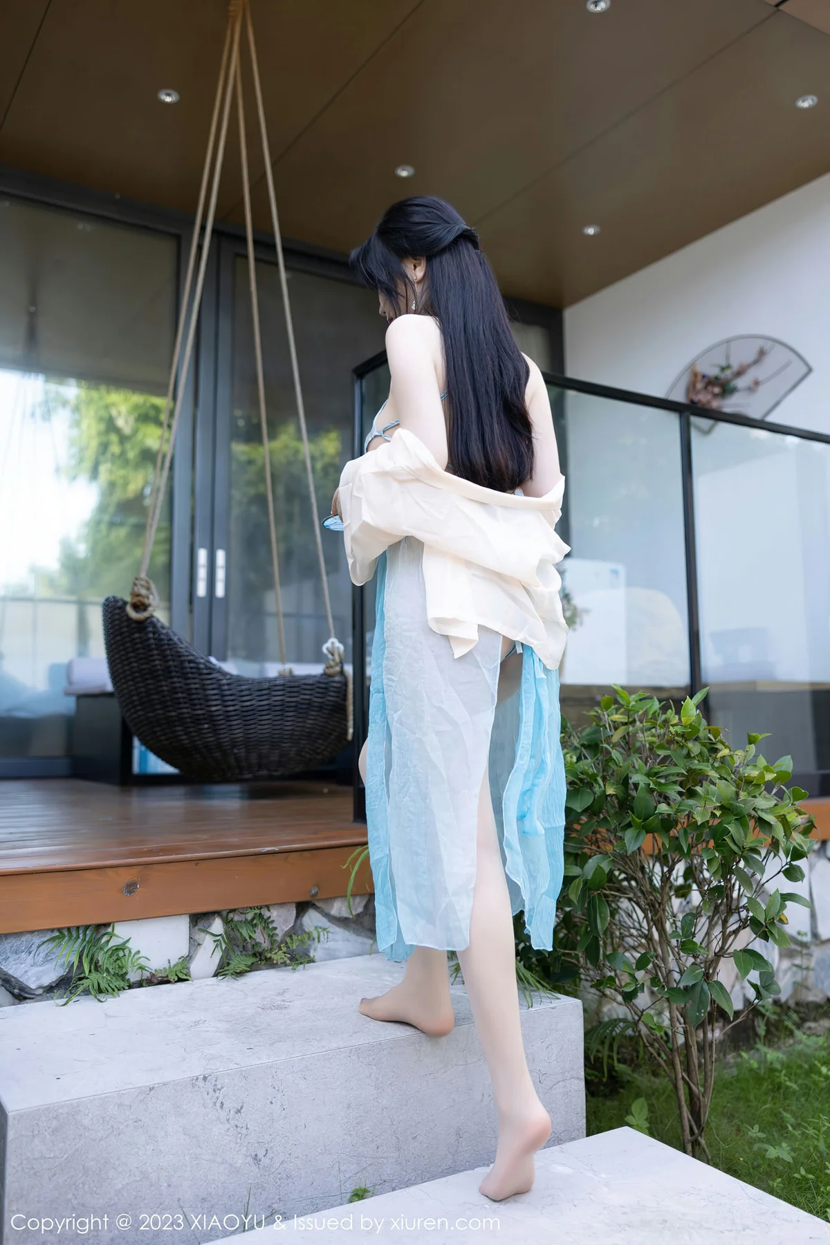 XIAOYU  语画界 Vol.1057  Cherry樱桃酱 淡蓝色古装杭州旅拍3 - 8