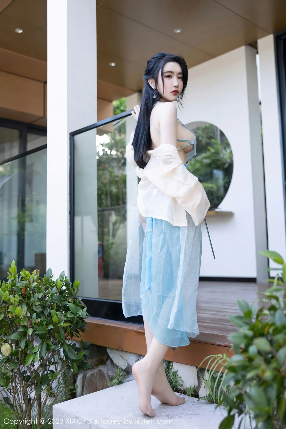 XIAOYU  语画界 Vol.1057  Cherry樱桃酱 淡蓝色古装杭州旅拍3 - 9