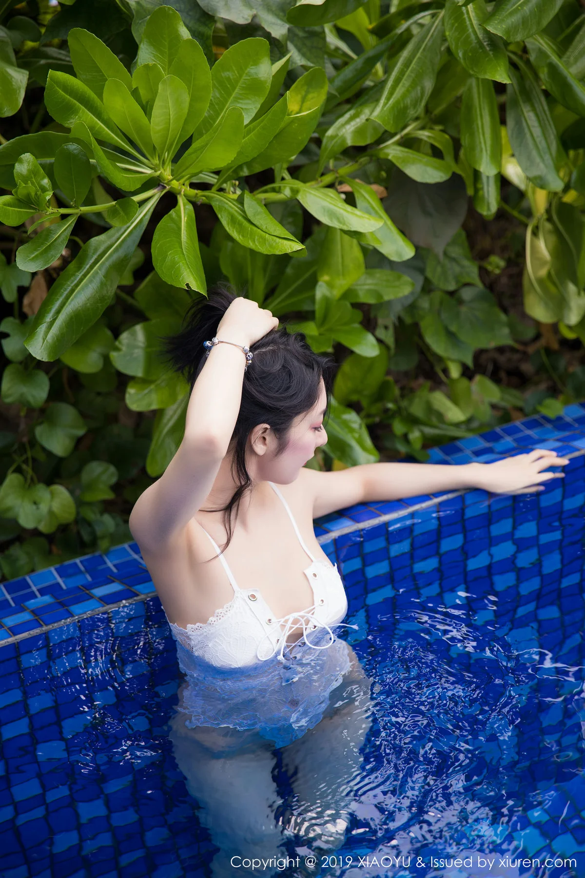 XIAOYU  语画界 Vol.106 Angela喜欢猫泳池湿身 - 2