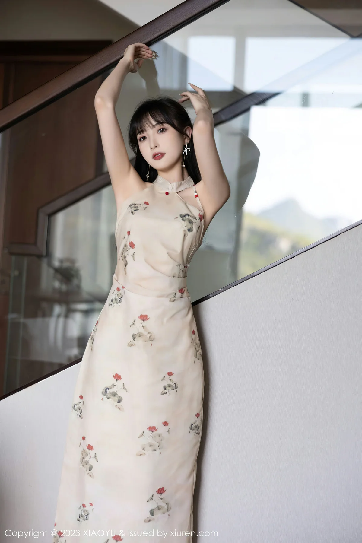 XIAOYU  语画  Vol.1071  林星阑 浅色薄纱贵州旅拍1 - 8