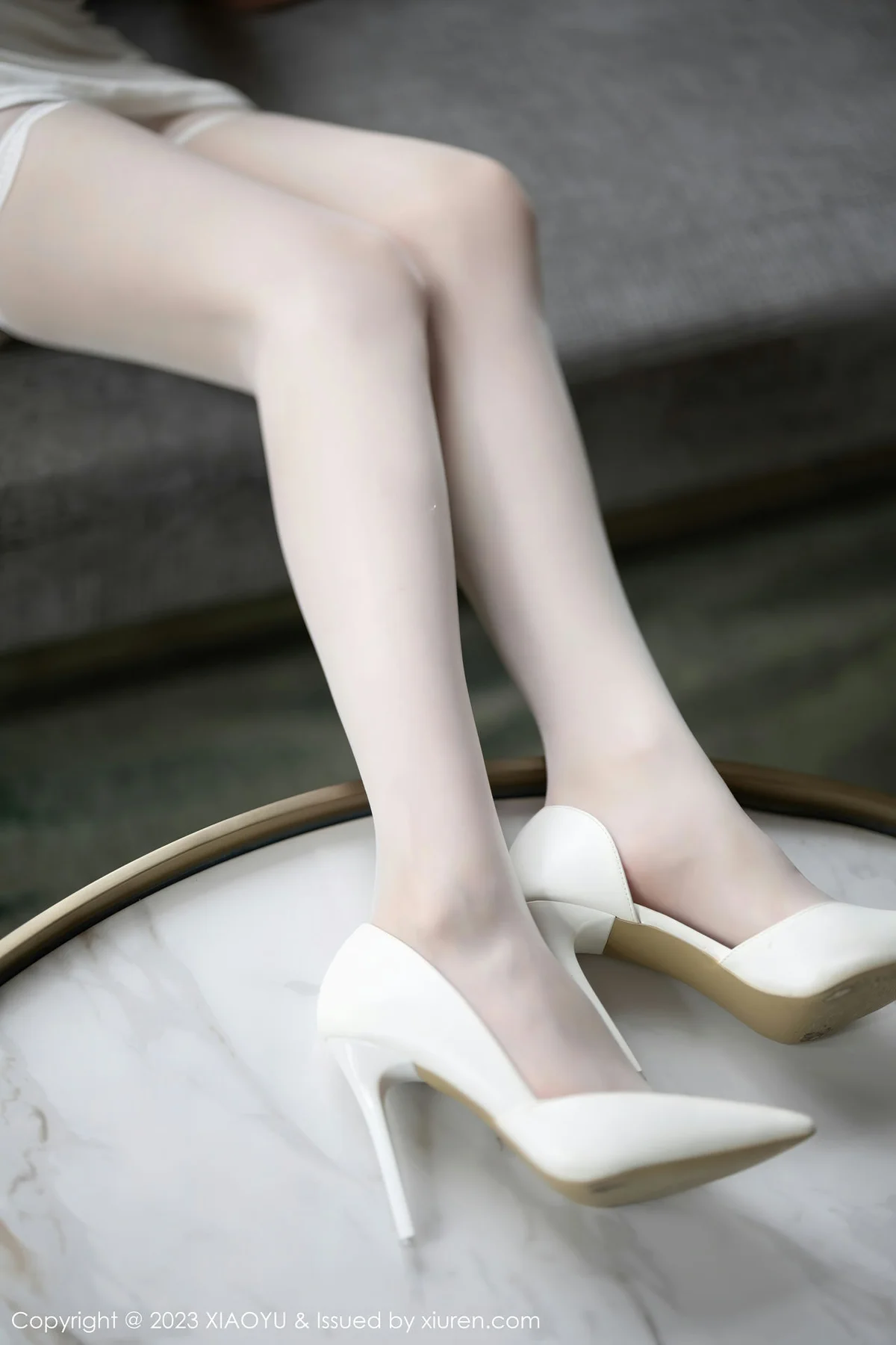 XIAOYU  语画  Vol.1099  梦心玥 白色丝袜性感写真33 - 10