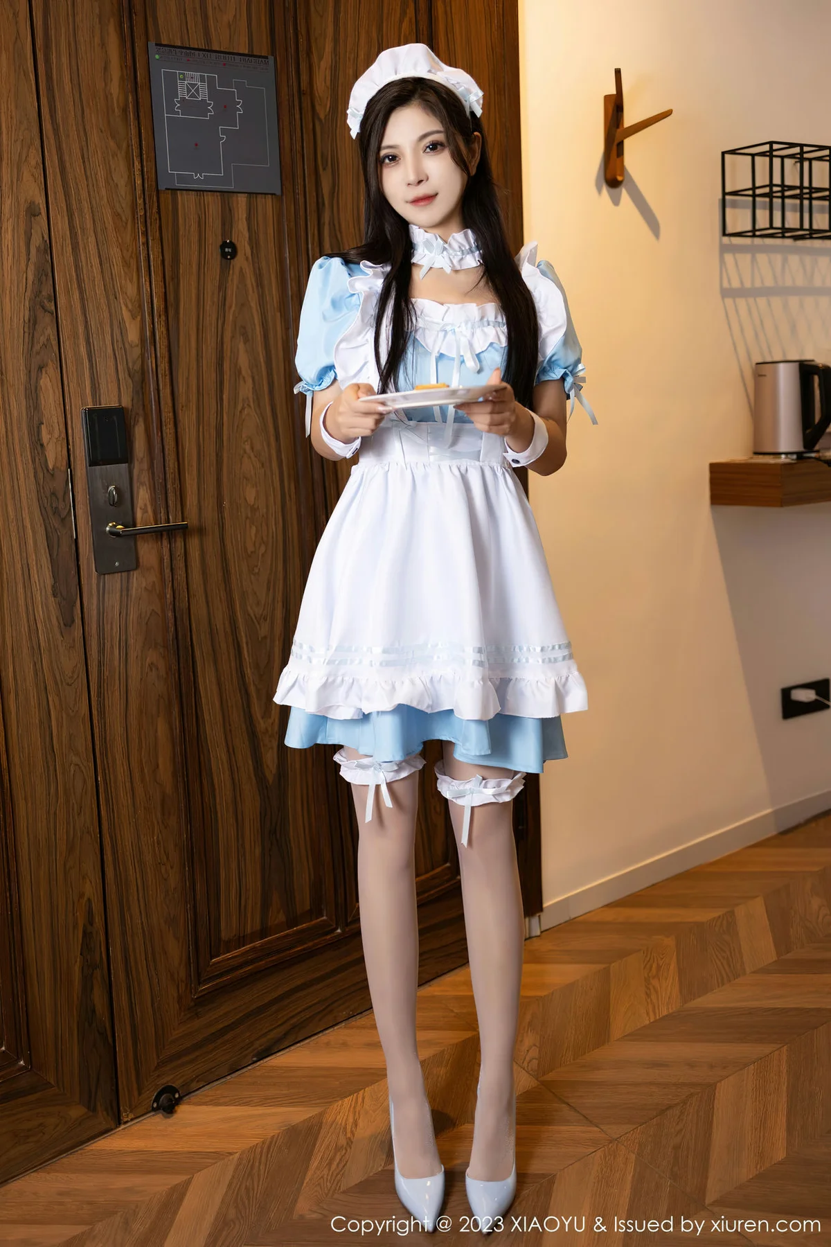 XIAOYU  语画  Vol.1100  小蛮妖Yummy 蓝色女仆贵州旅拍写真11 - 4