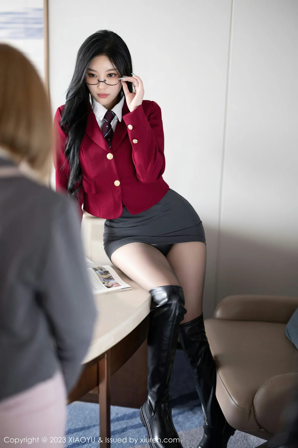 XIAOYU  语画  Vol.1121  杨晨晨Yome 制服诱惑性感写真1 - 5