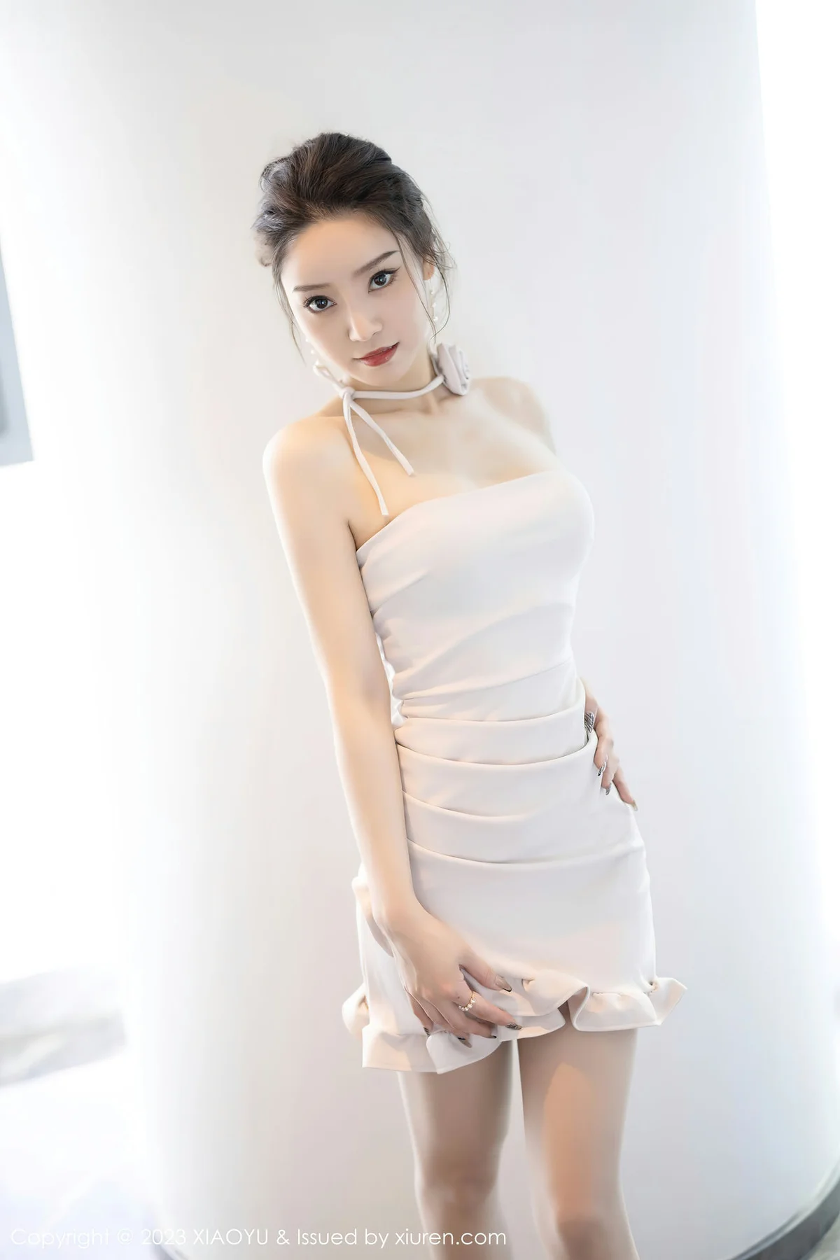 XIAOYU  语画  Vol.1132  苏曼兮 露肩短裙性感写真11 - 1