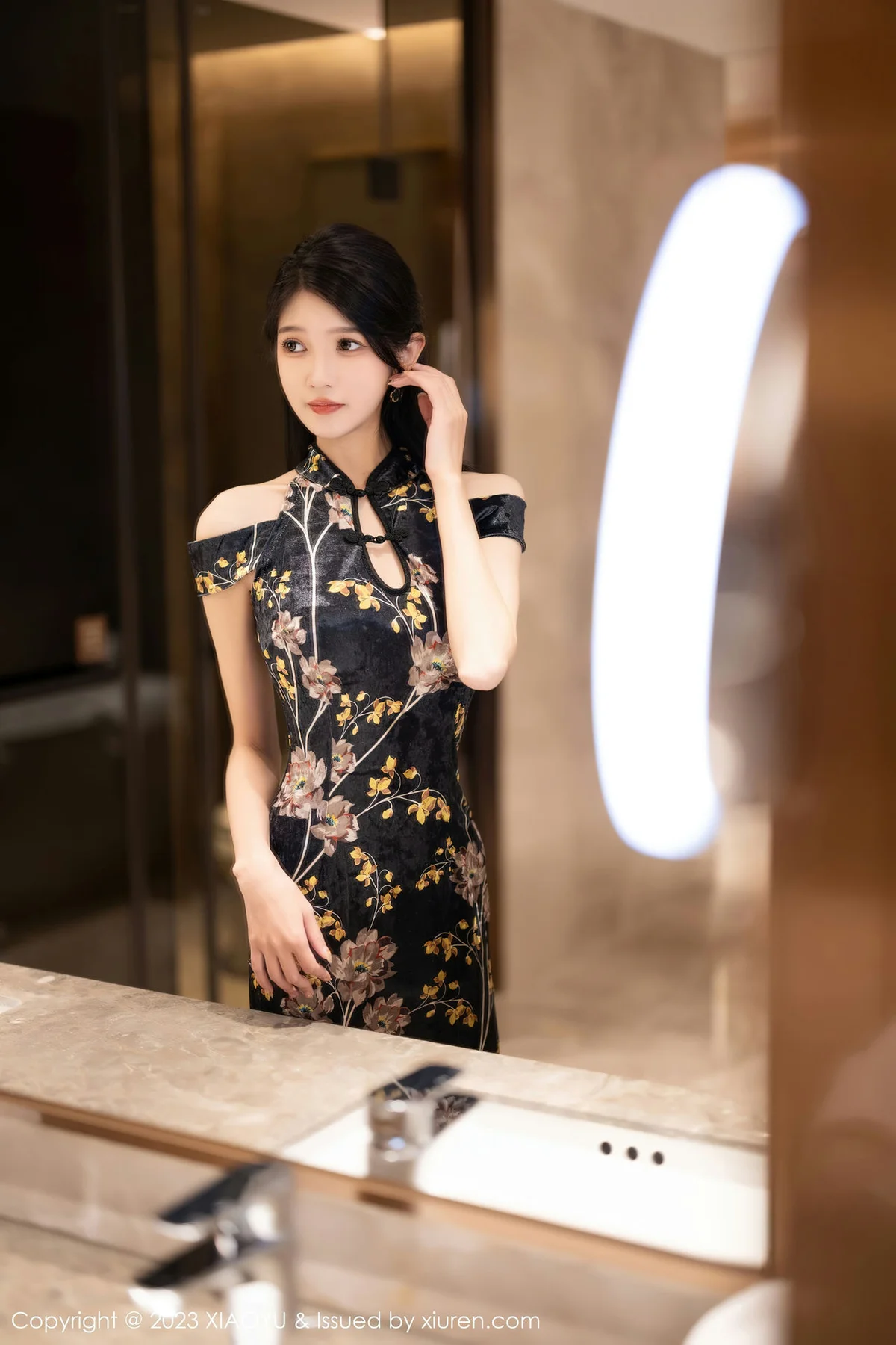 XIAOYU  语画  Vol.1142  程程程- 图案旗袍性感写真1 - 2