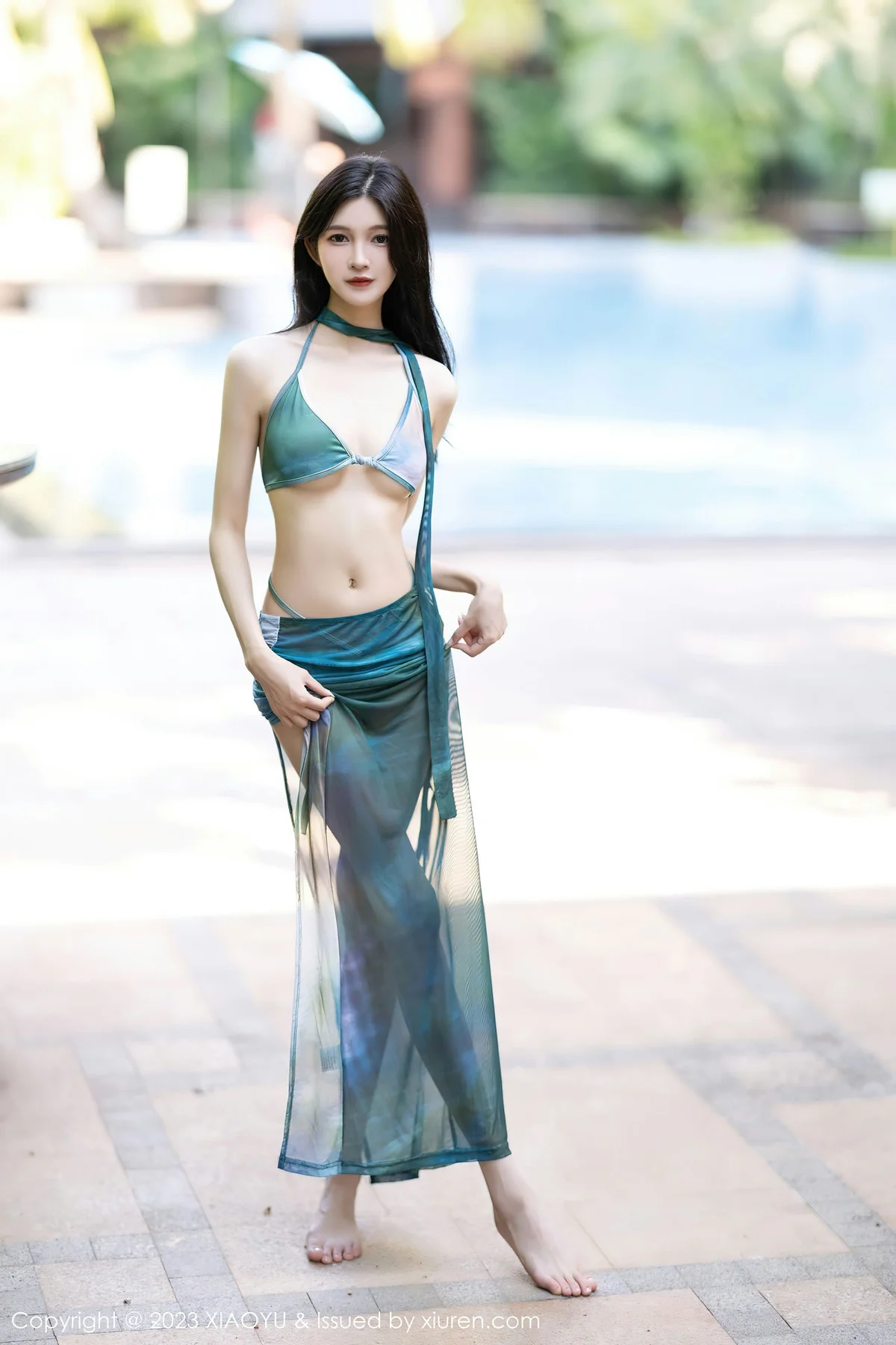 XIAOYU  语画  Vol.1146  程程程- 墨绿色比基尼海南旅拍1 - 6