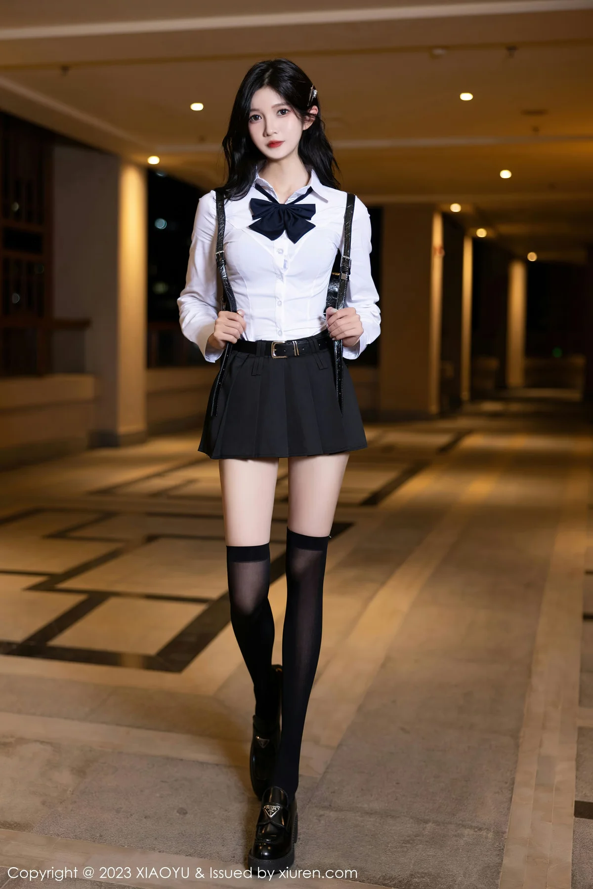 XIAOYU  语画  Vol.1150  程程程- 黑色蕾丝内衣海南旅拍1 - 1