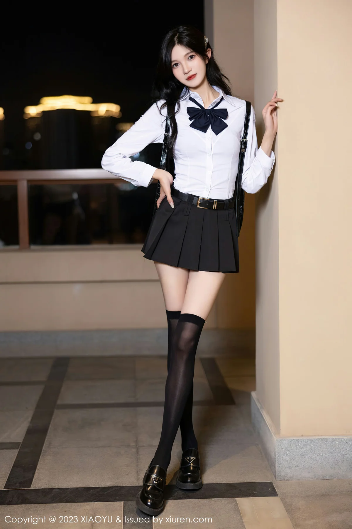 XIAOYU  语画  Vol.1150  程程程- 黑色蕾丝内衣海南旅拍1 - 8