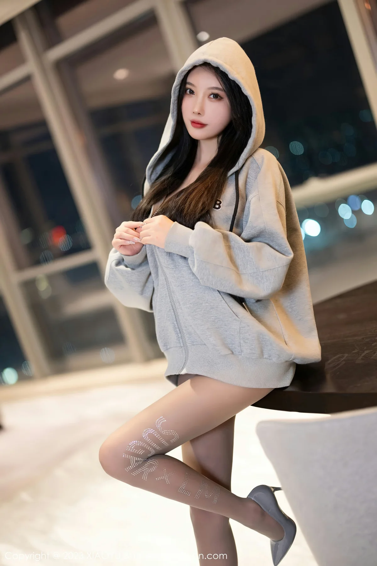 XIAOYU  语画  Vol.1156  杨晨晨Yome 灰色蕾丝内衣海南旅拍11 - 3