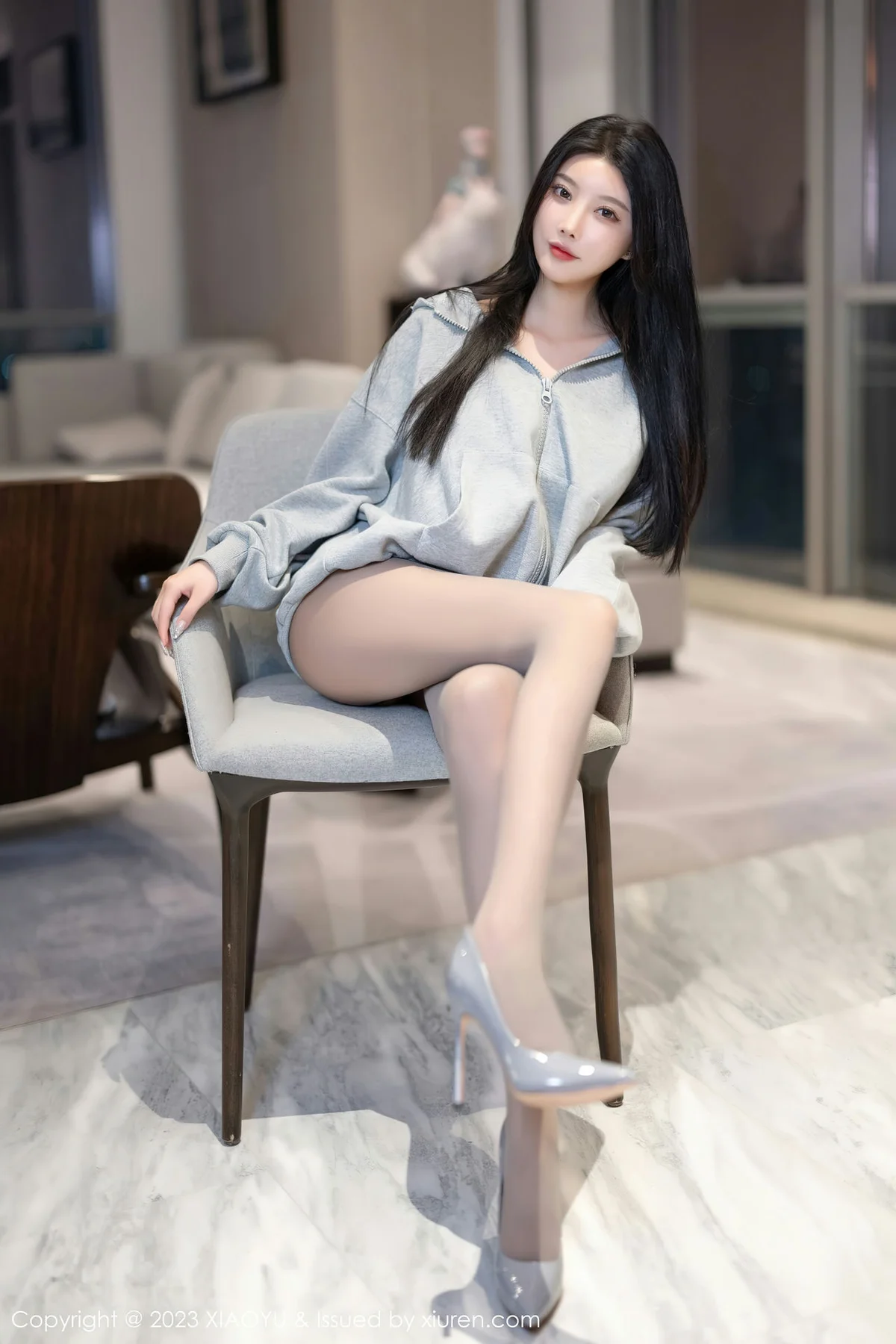 XIAOYU  语画  Vol.1156  杨晨晨Yome 灰色蕾丝内衣海南旅拍11 - 10