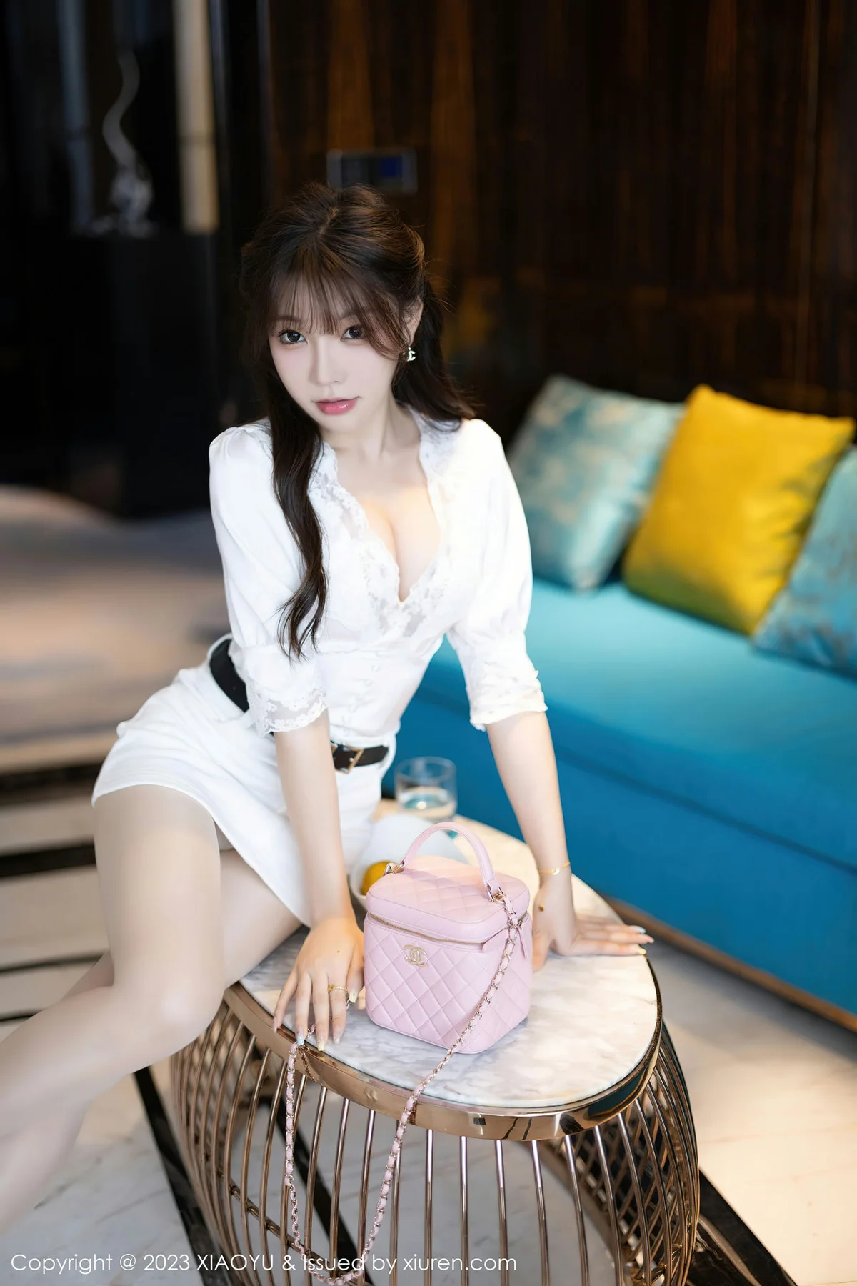 XIAOYU  语画  Vol.1158  徐莉芝Booty 白色连体衣海南旅拍1 - 6