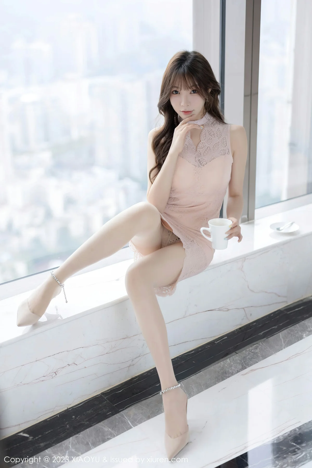 XIAOYU  语画  Vol.1162  徐莉芝Booty 粉色连衣短裙海南旅拍1 - 10