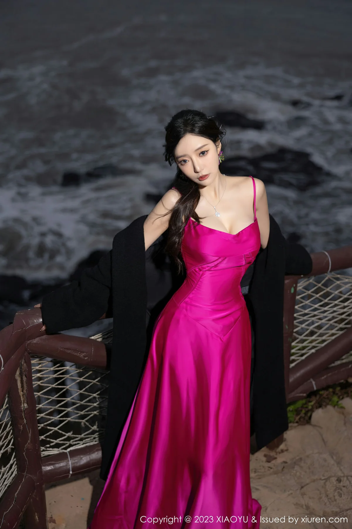 XIAOYU  语画  Vol.1174  王馨瑶yanni 黑色蕾丝情趣海南旅拍11 - 1